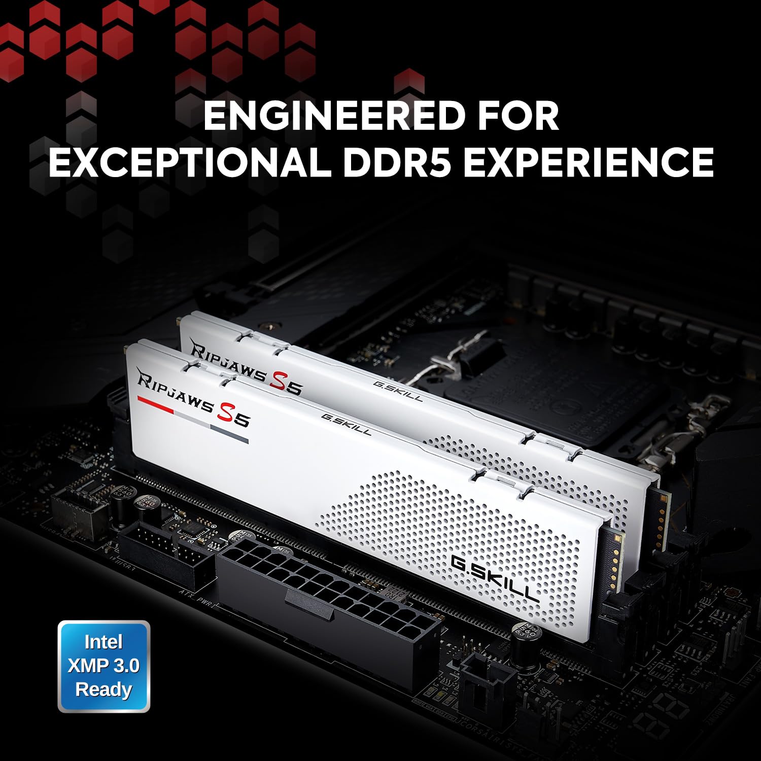 G.Skill Ripjaws S5 Series (Intel Xmp 3.0) Ddr5 Ram 64Gb (2X32Gb) 5600Mt/S Cl36 36 36 89 1.25V Desktop Computer Memory Udimm   Ma