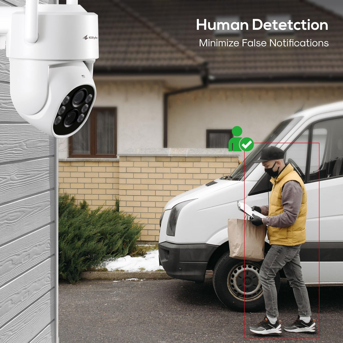 Kittyhok Dual Lens PTZ Security Camera Wireless Outdoor | 2K FHD ...