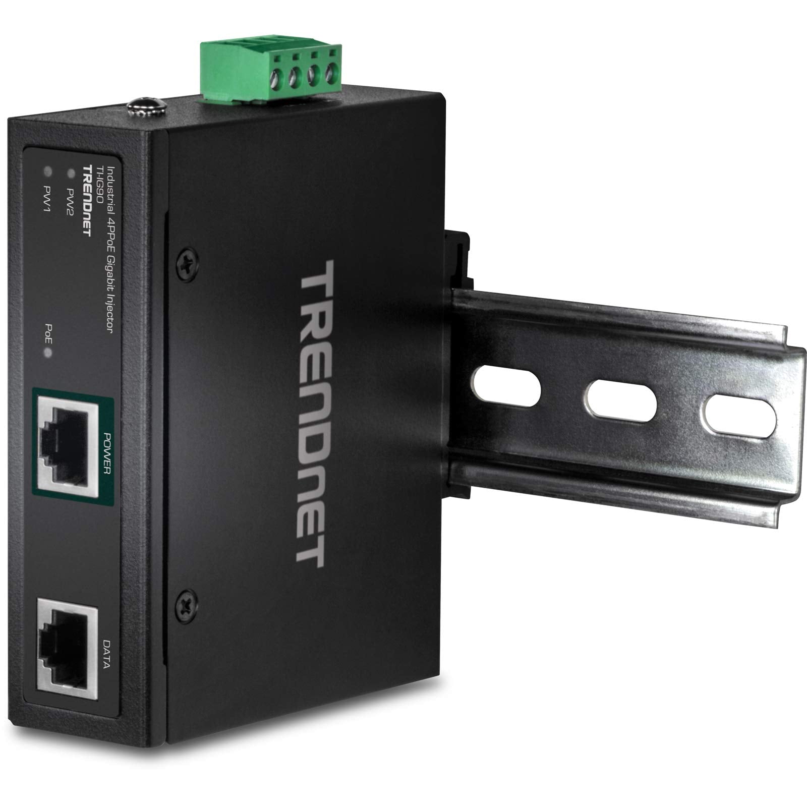 Trendnet Hardened Industrial 90W Gigabit 4Ppoe Injector,4 Pair Power Over Ethernet, Poe(154W), Poe+(30W), 4Ppoe(90W)Power, Ip30,