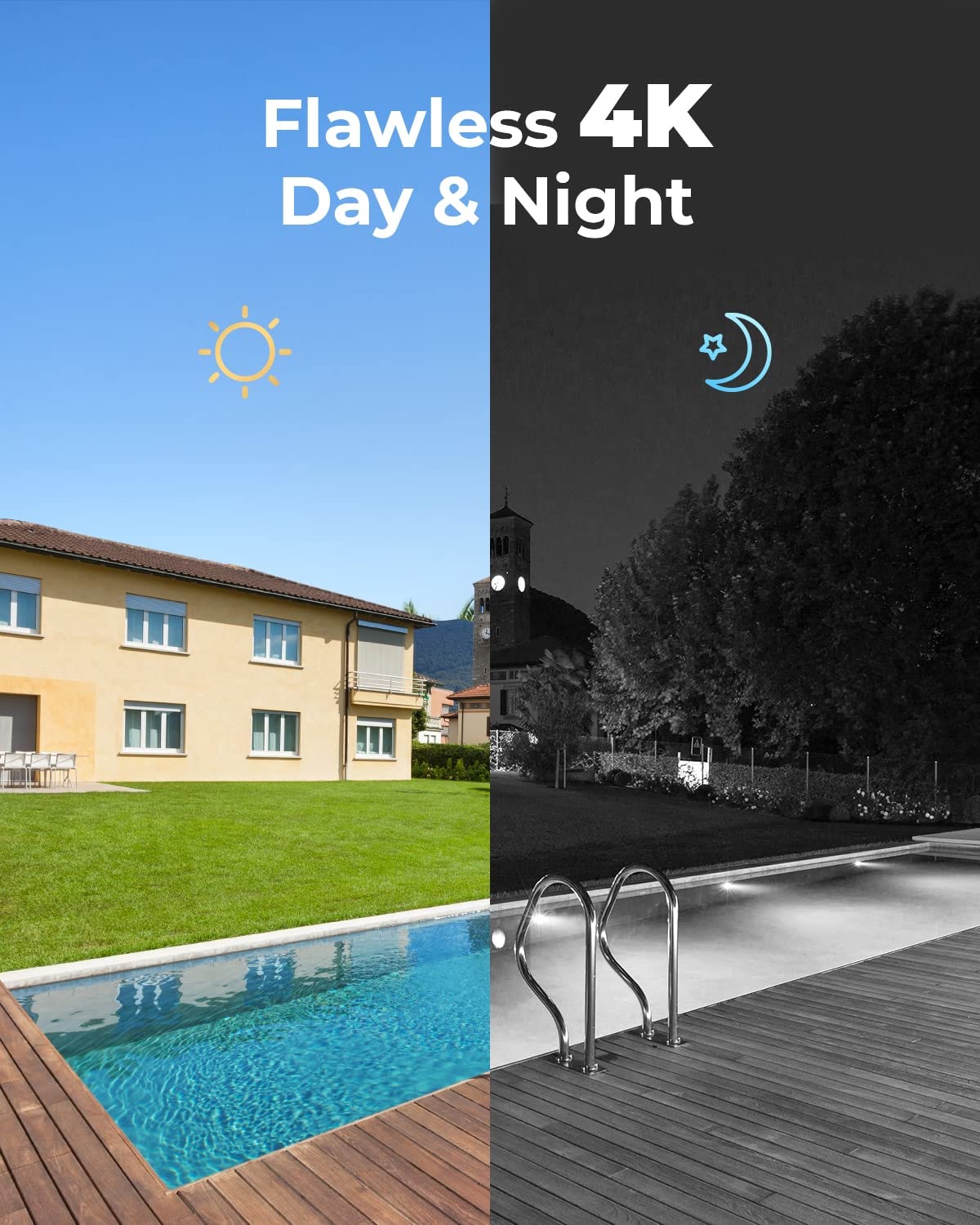 Reolink 4K Security Camera System Wired, 8Pcs H.265 Dome 4K Poe Cameras For Home Security Outdoors, Smart Person Vehicle Detection, 16Ch Nvr With 4Tb Hdd For 24 7 Recording, Rlk16 800D8