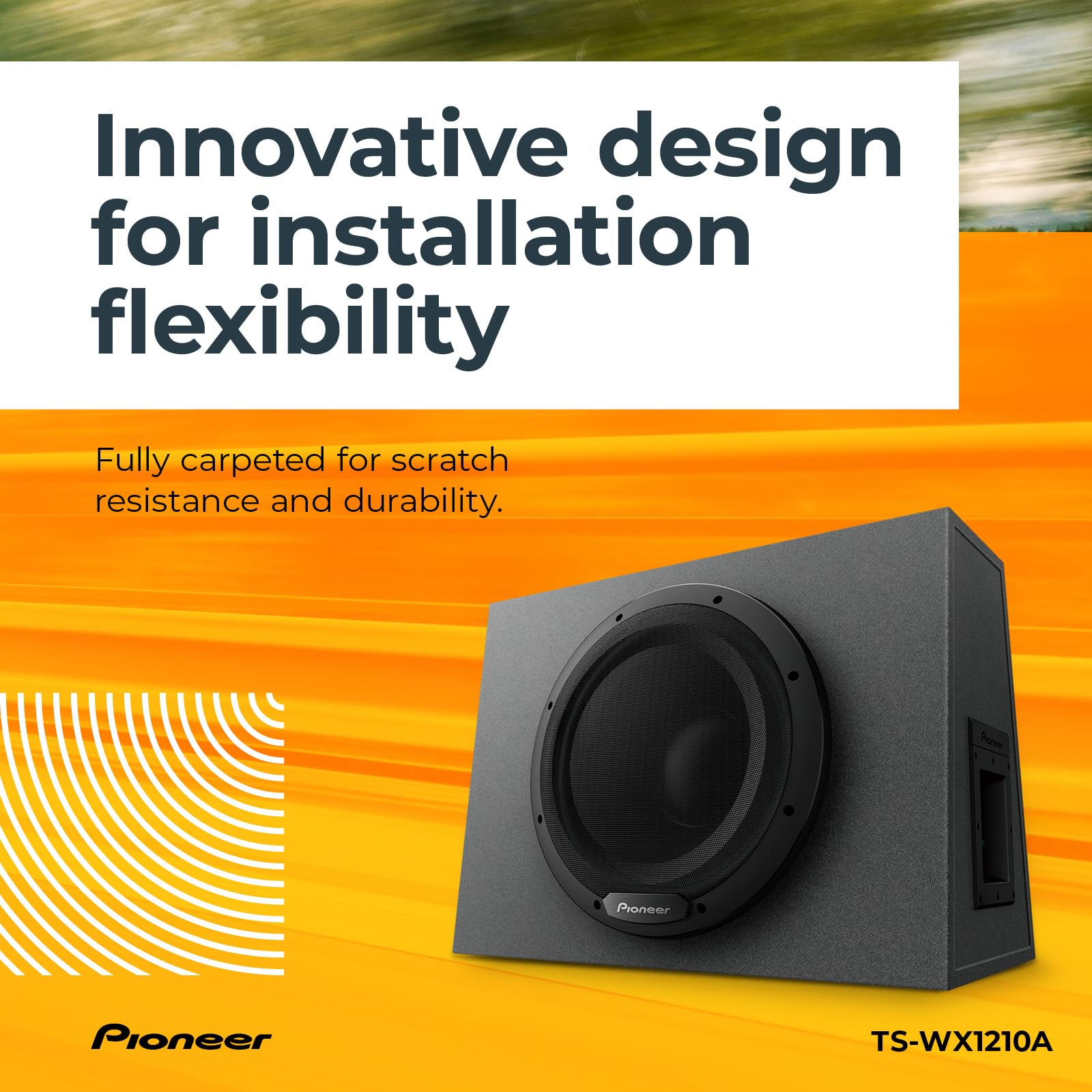 Pioneer 12'' Active Sealed Enclosure Built In Amp 1300 Watts Max