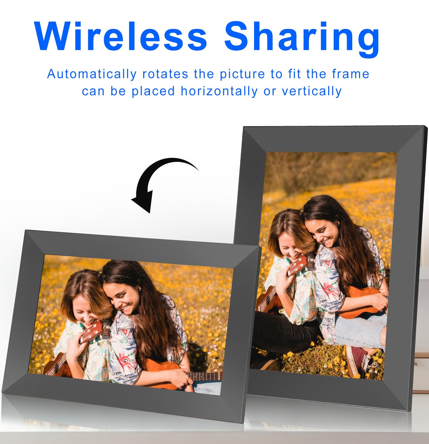 32Gb Frameo Digital Frame Wifi Digital Picture Frames Load From Phone,Frameo 10.1 Inch Smart Wifi Digital Photo Frame,1280X800 H