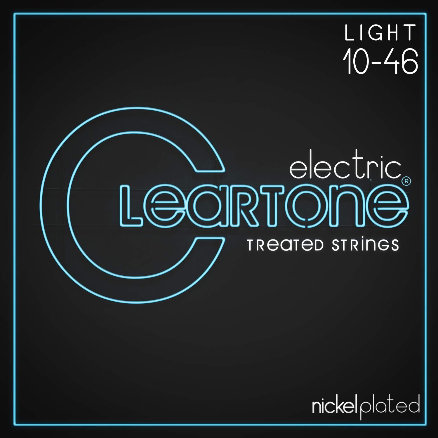Cleartone Electric Guitar Strings 10-46 Premium Tone, Long Lasting, No Feel Coating