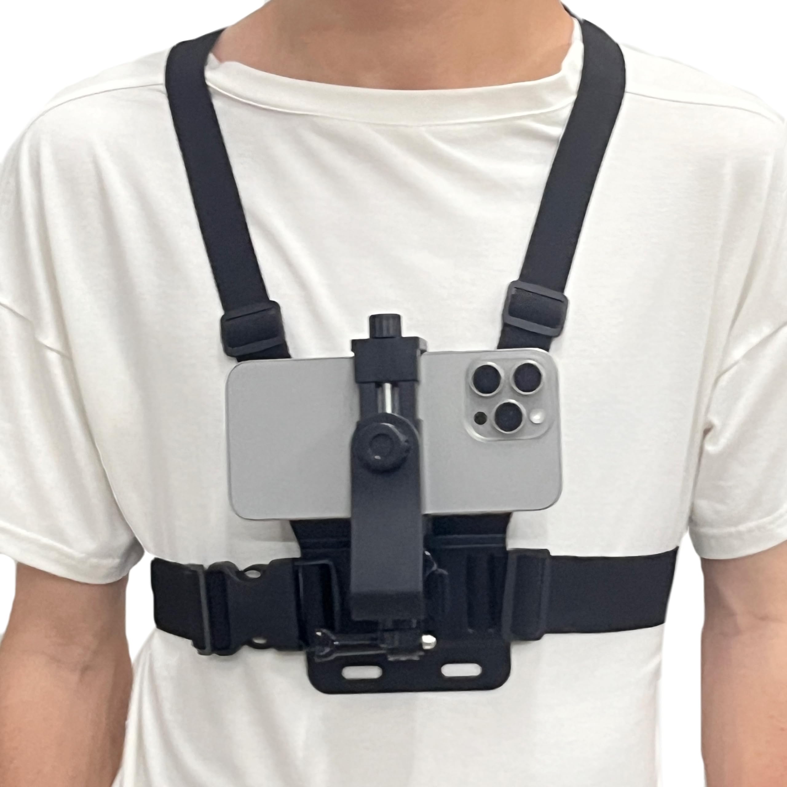 Generic Mobile Phone Chest Strap Mount Harness And Head Strap Holder Kit For Vlog/Pov Phone Holder Compatible With Iphone,Samsun