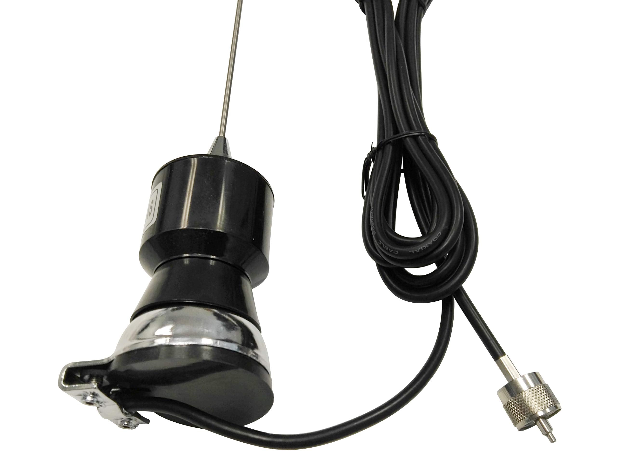 Taurus Cb40 200W Trunk Lip Mount Mobile Cb Antenna With Coax