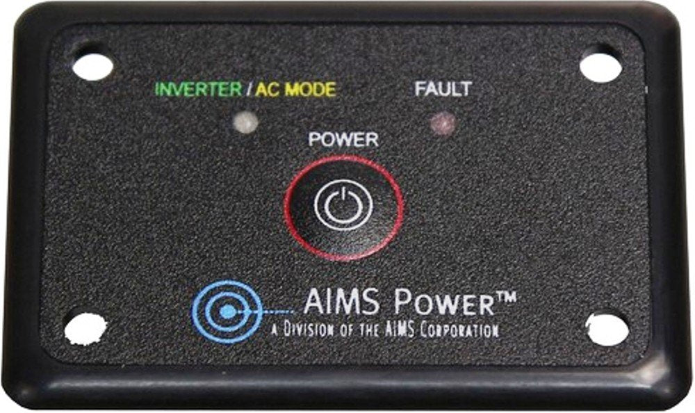 AIMS Power REMOTEHF Flush Mount Power Inverter Remote On-Off Switch ...