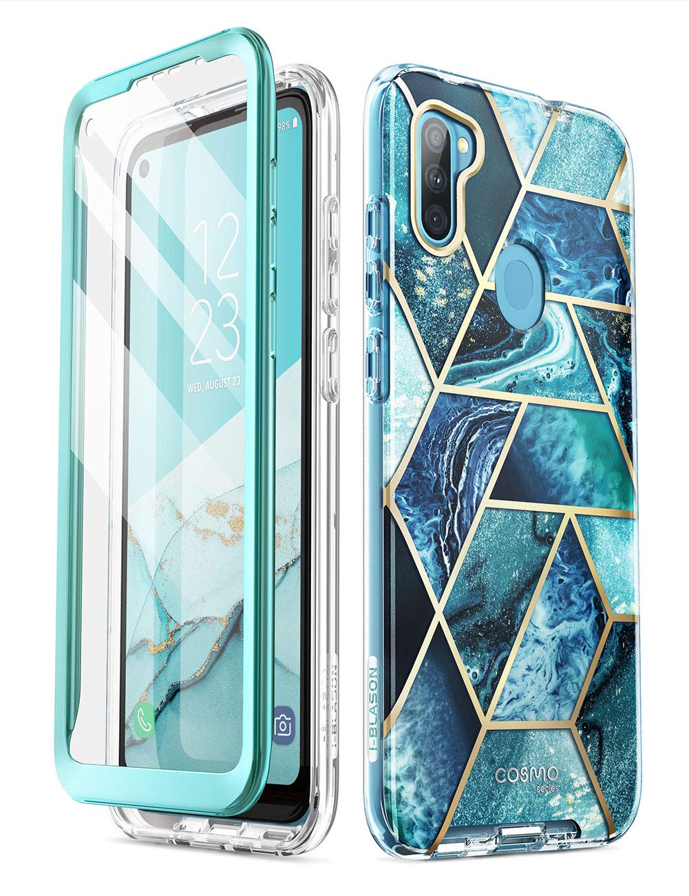 I Blason Cosmo Series For Samsung Galaxy A11 Case (2020 Release), Slim Full Body Stylish Protective Case With Built In Screen Pr
