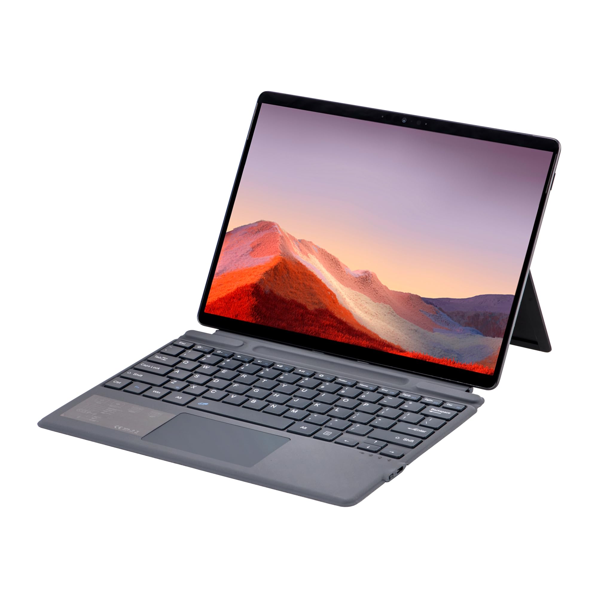 mobee Type Cover for Microsoft Surface Pro 13 inch, Compatible with Surface Pro 11/10 / 9/8 / X, Slim Keyboard with Trackpad Mou