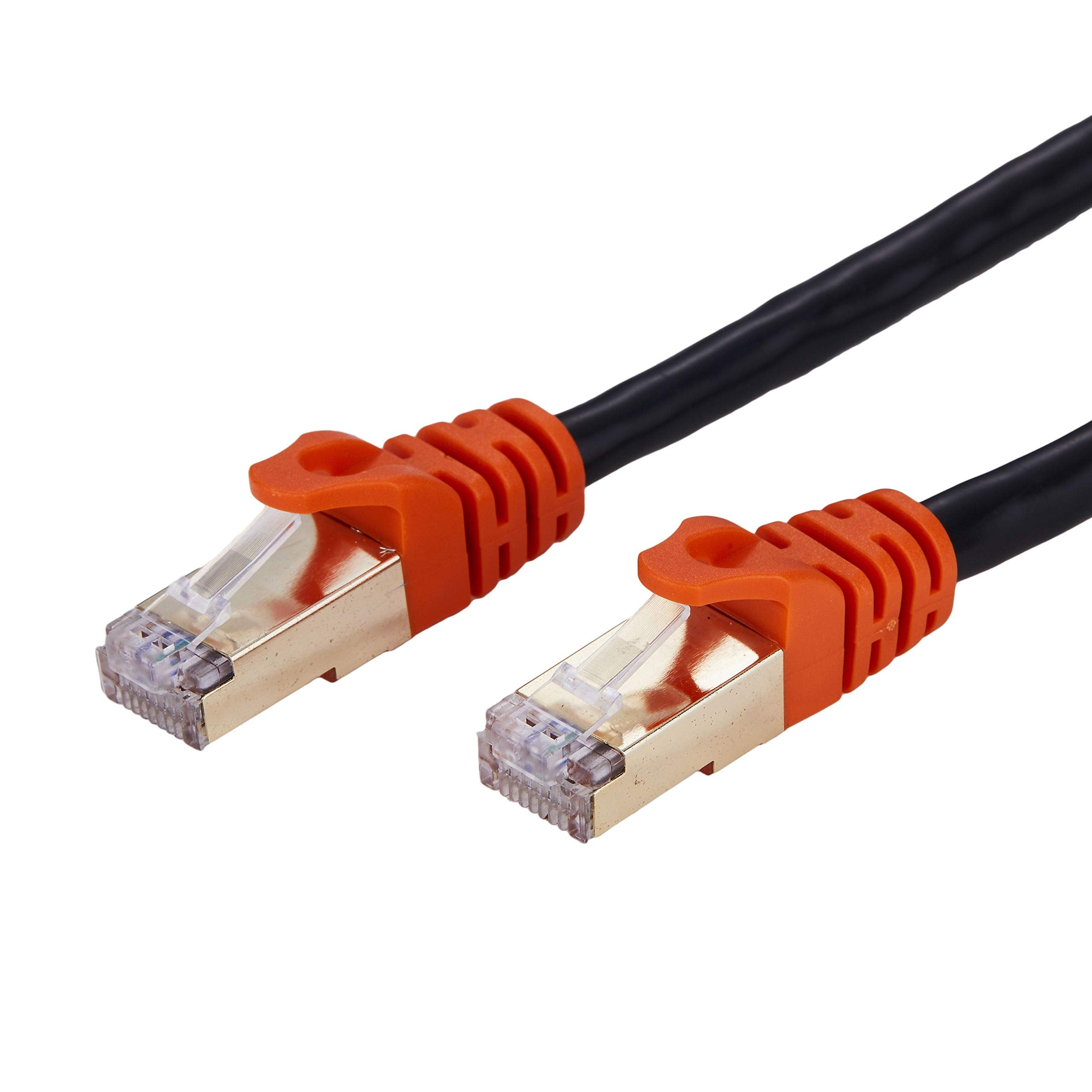 Cables Direct Online 25Ft Cat7 Outdoor Ethernet Cable 26Awg Sftp Heavy Duty Cat 7 Networking Patch Cord Rj45 600Mhz Waterproof D