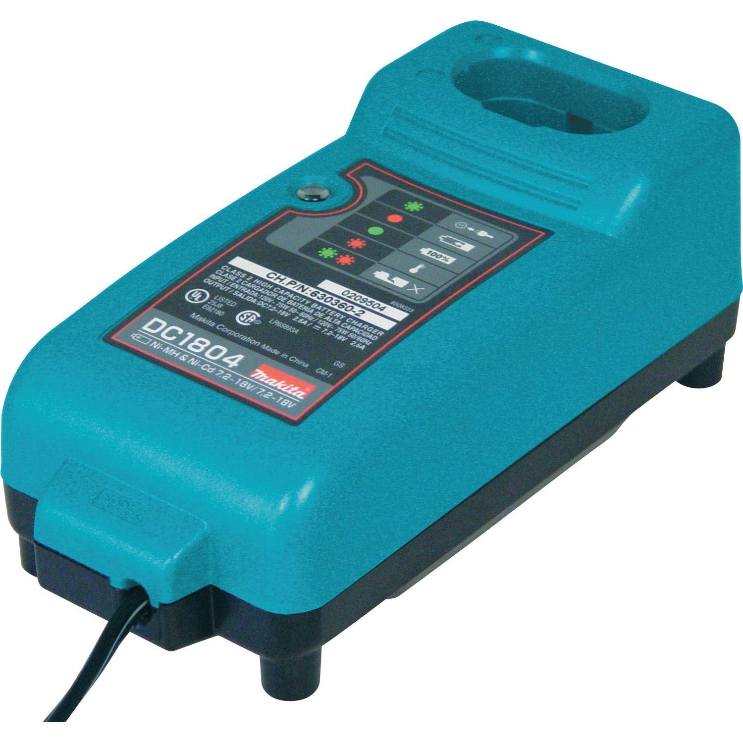 Battery Charger, 7.2 To 18.0V, Nicd, Nimh