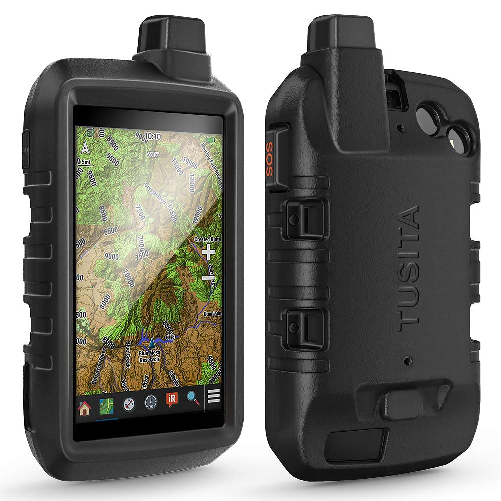 Tusita Case Compatible With Garmin Montana 750I 700I (Not For Montana 700)  Silicone Protective Cover   Rugged Handheld Gps Navi