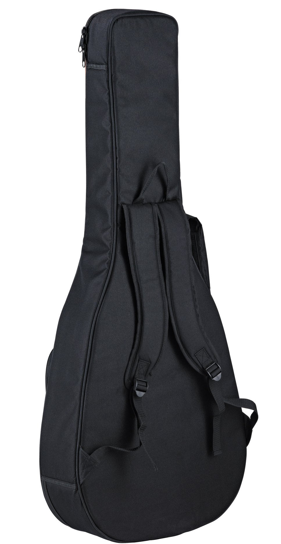 Ortega Guitars 1/2 Size Classical Guitar Pro Deluxe Gig Bag-Extra Thick Padding-Black (Onb12)