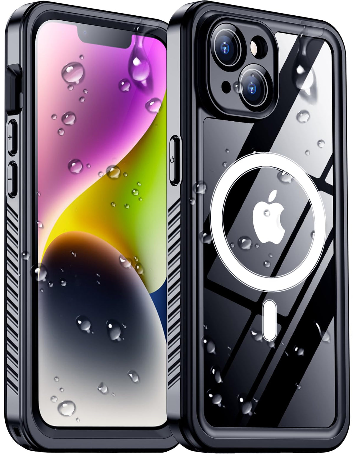 Red2Fire 2024 New Designed For Iphone 14 Case Waterproof,[Compatible With Magsafe][Built In Camera & Screen Protector][Full Body
