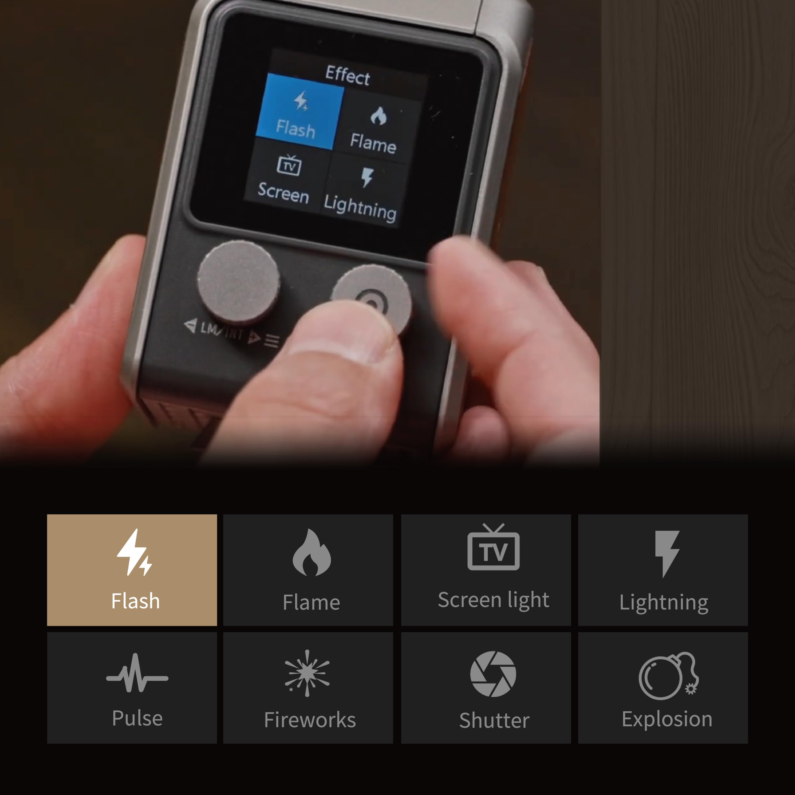 Hobolite Micro Led Video Light Standard Kit With Lcd Display, App Control, Barndoor, Cri/Tlci 96+, 2700 6500K Portable Continuou