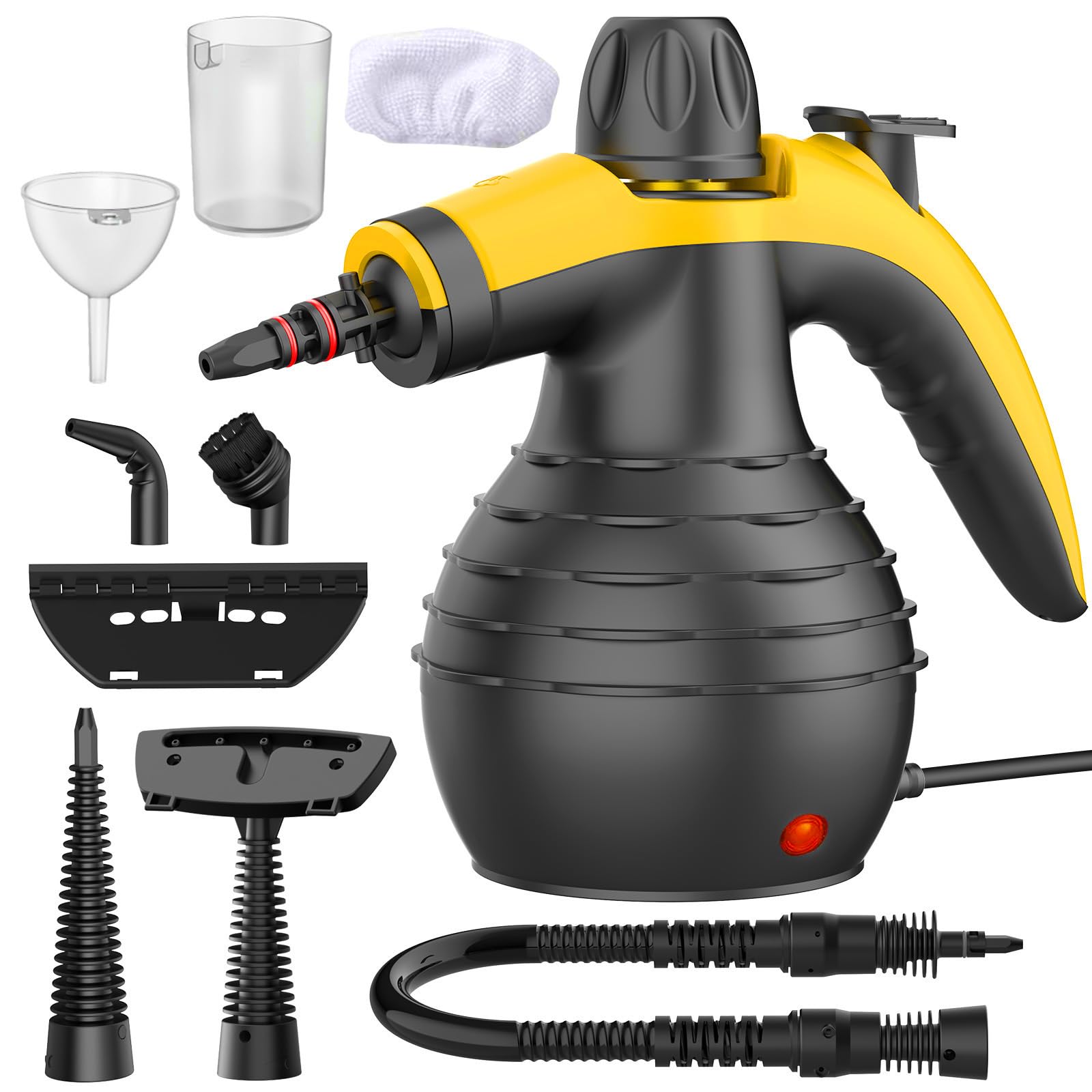 Steam Cleaner, 1050 W High Performance Steam Cleaner Handheld with 9 Special Stain Removal Accessories, Ideal for Floor Cleaning