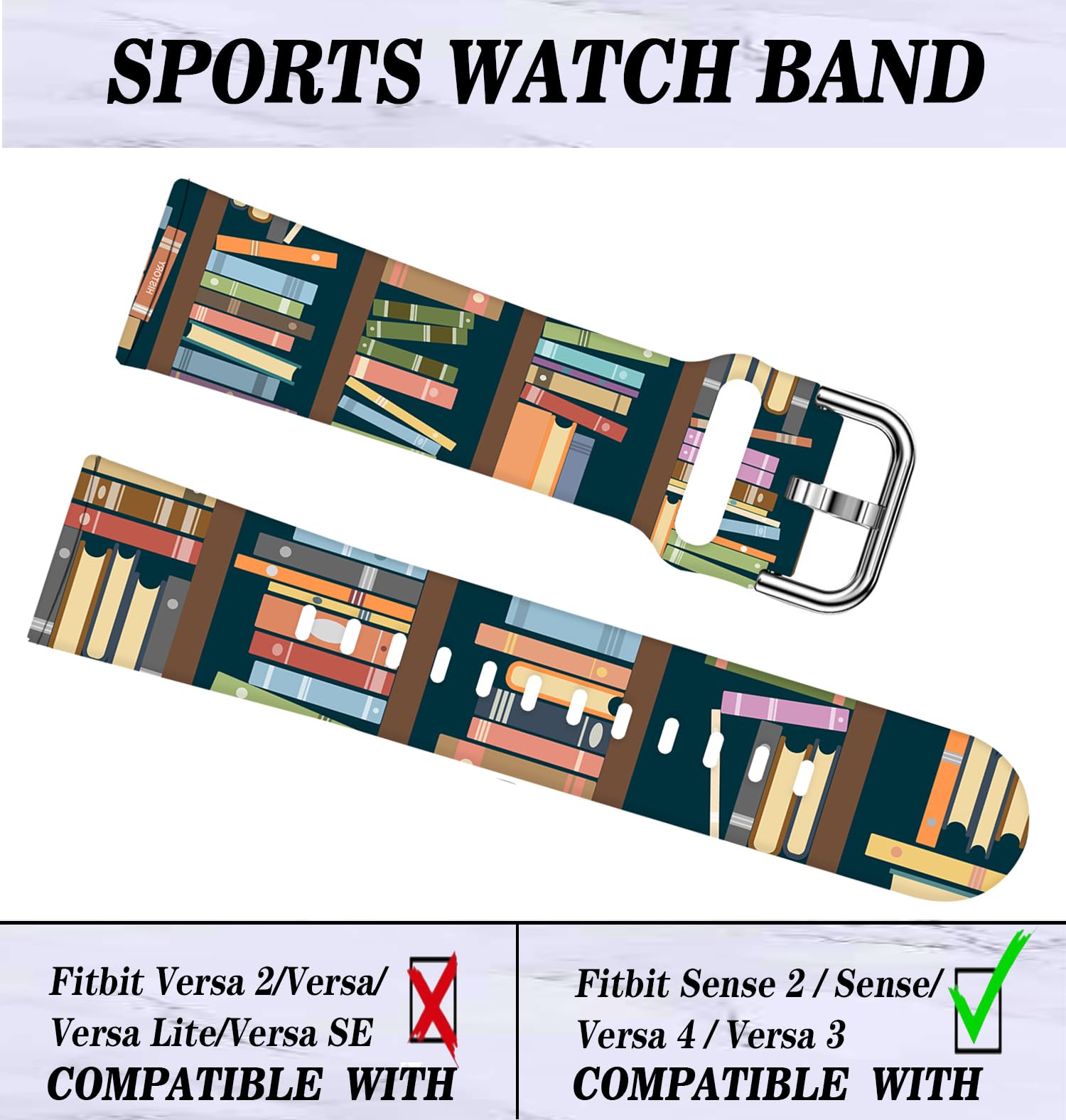 Lnzlking Sport Band Compatible With Versa 4/3, Sense 2 - Elastic Replacement Wristbands For Women & Men Smart Watch