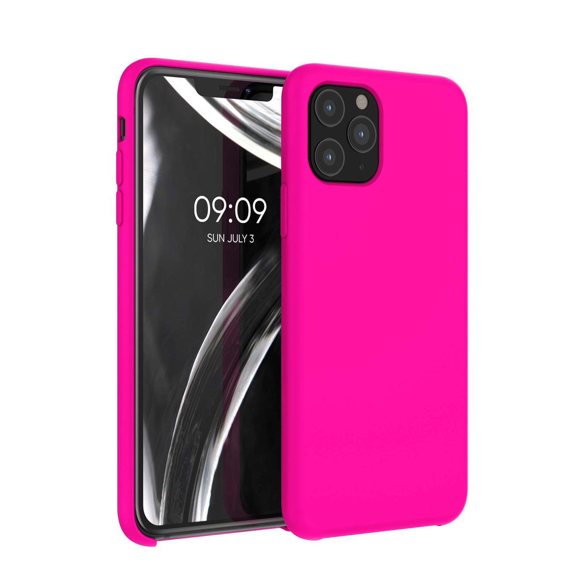 Kwmobile Case Compatible With Apple Iphone 11 Pro Case   Tpu Silicone Phone Cover With Soft Finish   Neon Pink