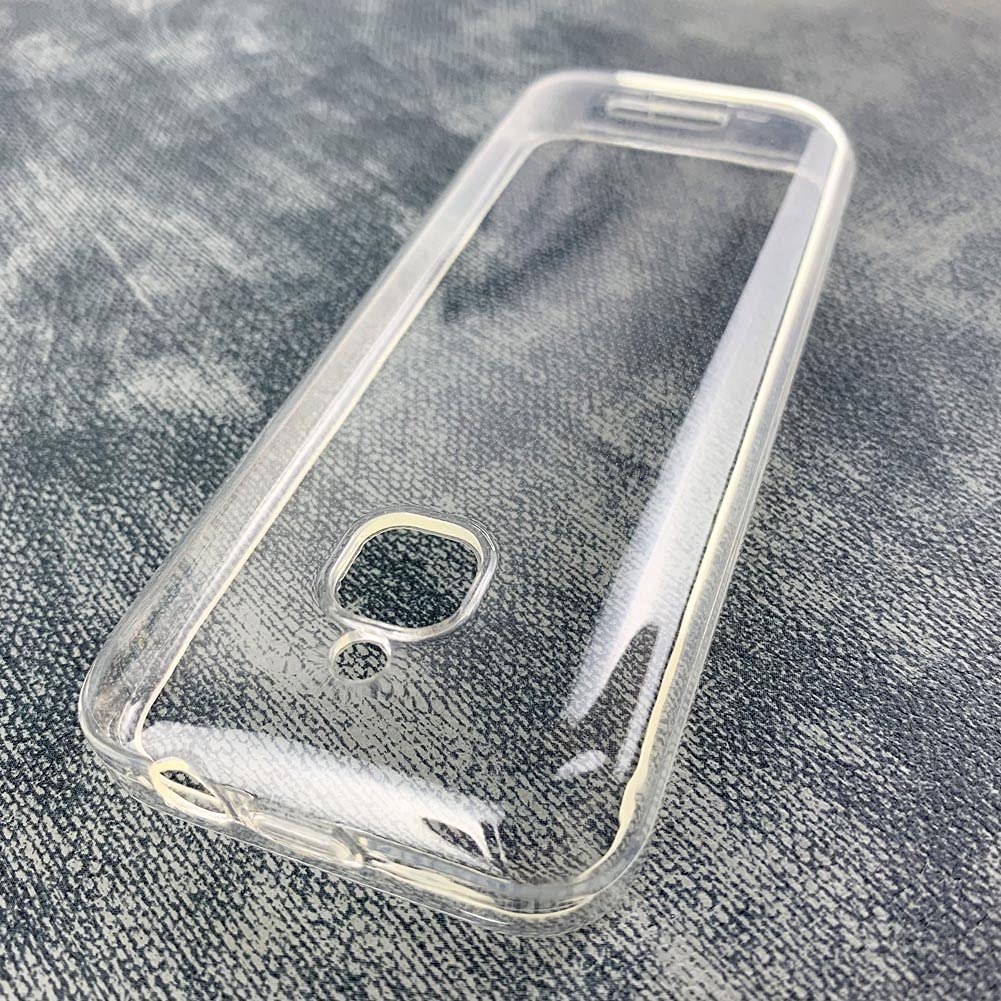 Ytaland For Nokia 6300 4G Case, Crystal Clear Soft Silicone Shockproof Tpu Transparent Bumper Protective Phone Case Cover For No