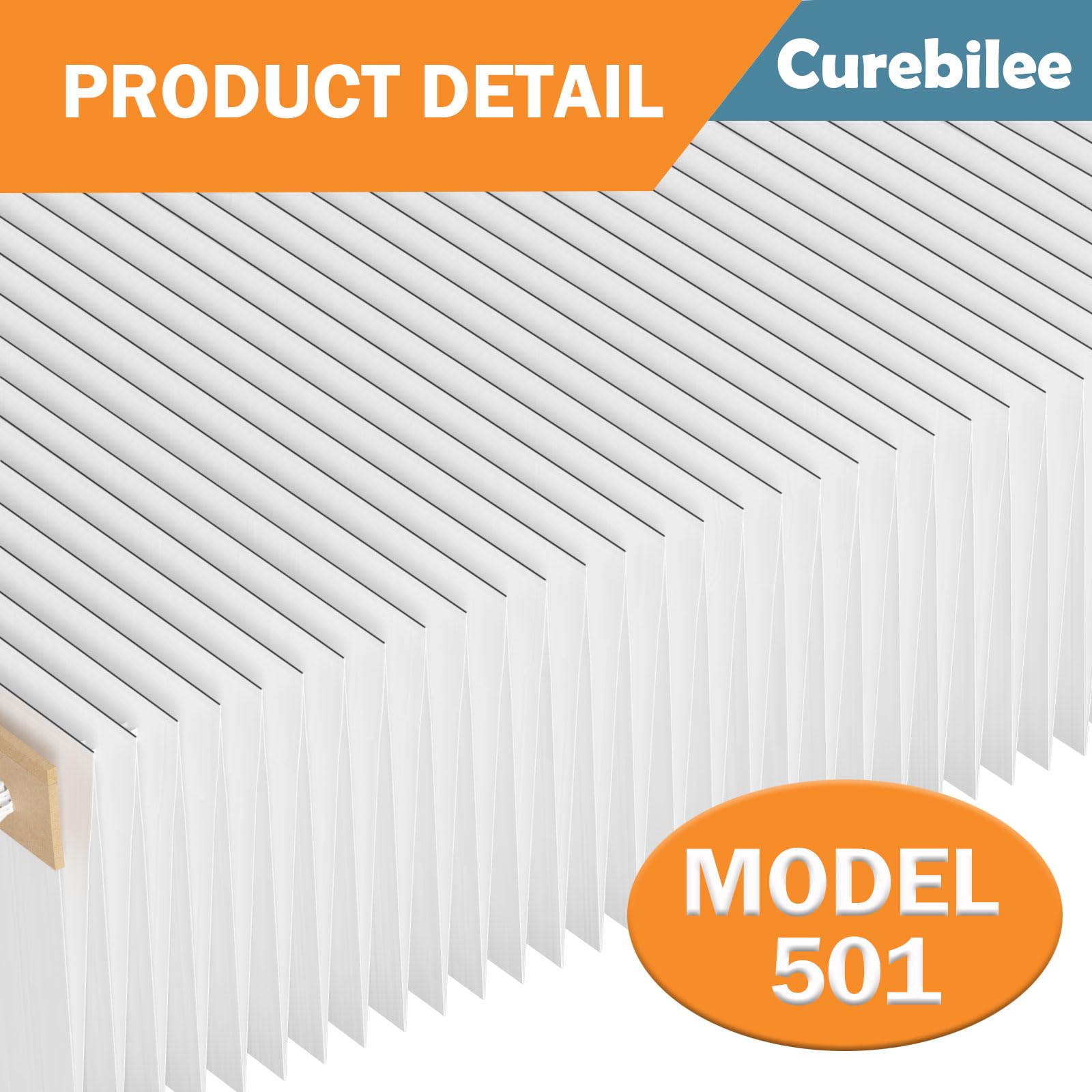 501 Replacement Furnace Filter Compatible With Aprilaire 5000 Whole House Air Purifier   16X25X6 Merv 15, Clean Air & Dust, 3 Pa