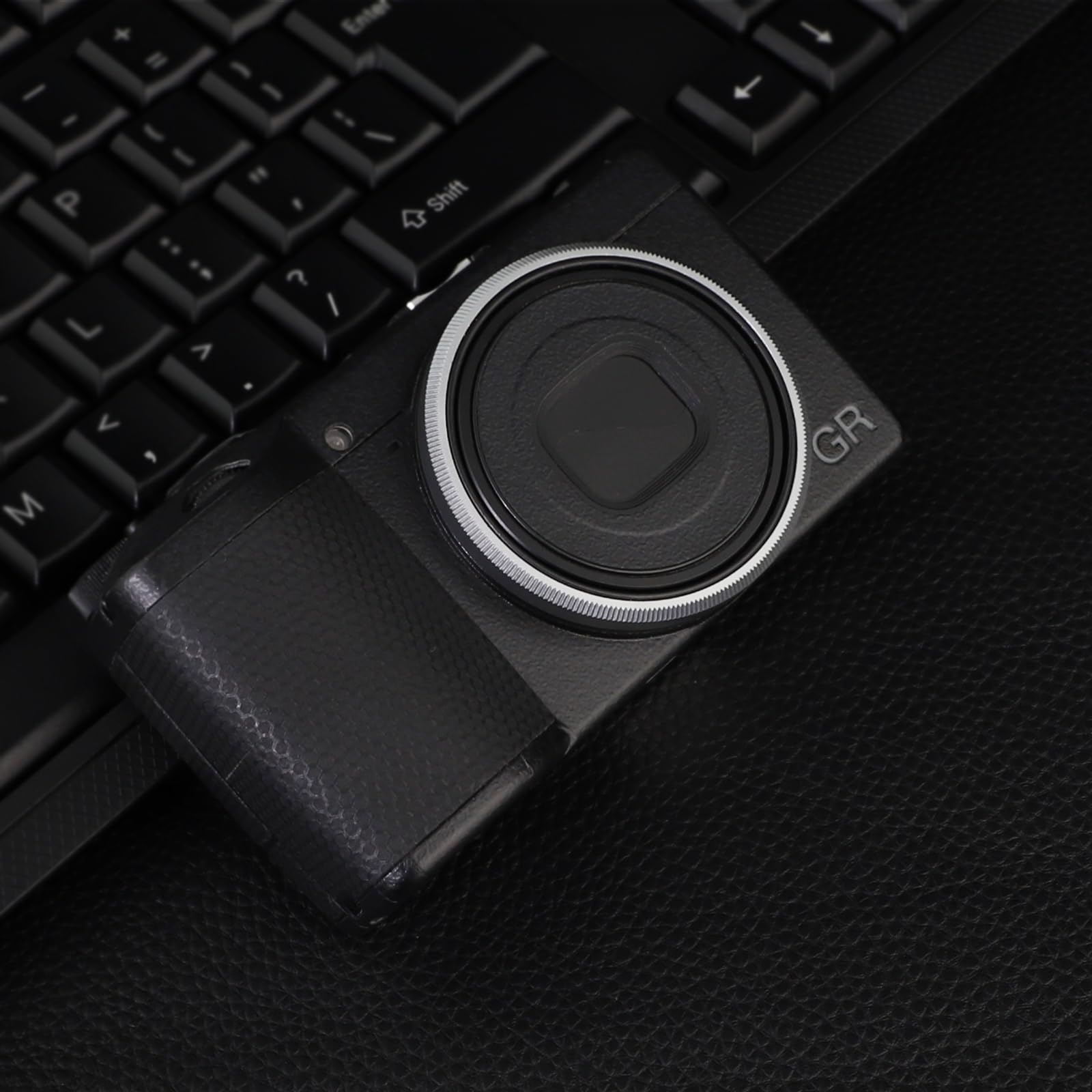 Haoge Rrc Gr3Xt Silver Grey Metal Decorate Ring For Ricoh Gr3X/Griiix Camera Accessories Replaces Gn 2