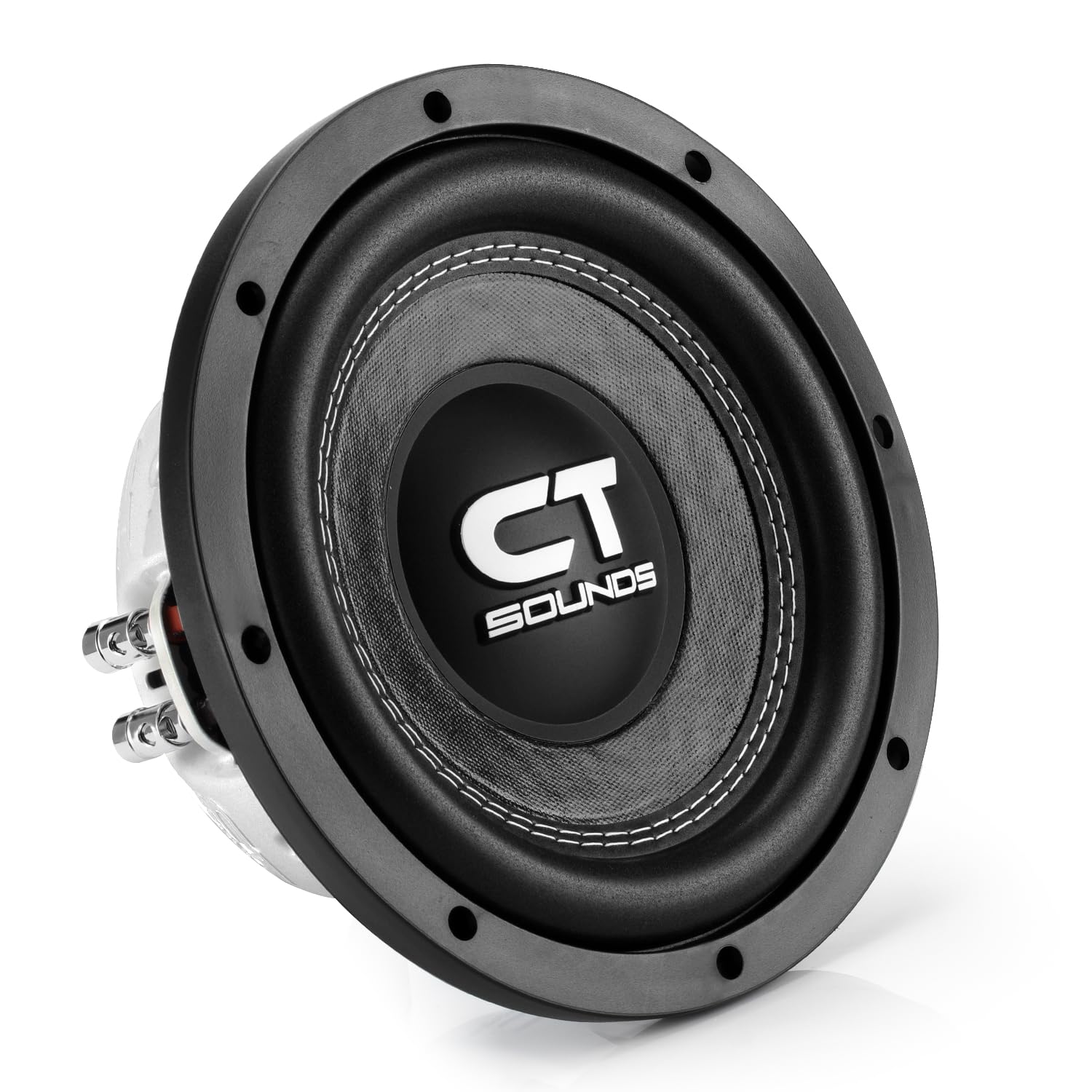 Ct Sounds Hydro 8    Dual 4 Ohm 600 Watt Shallow Mount Car Subwoofer