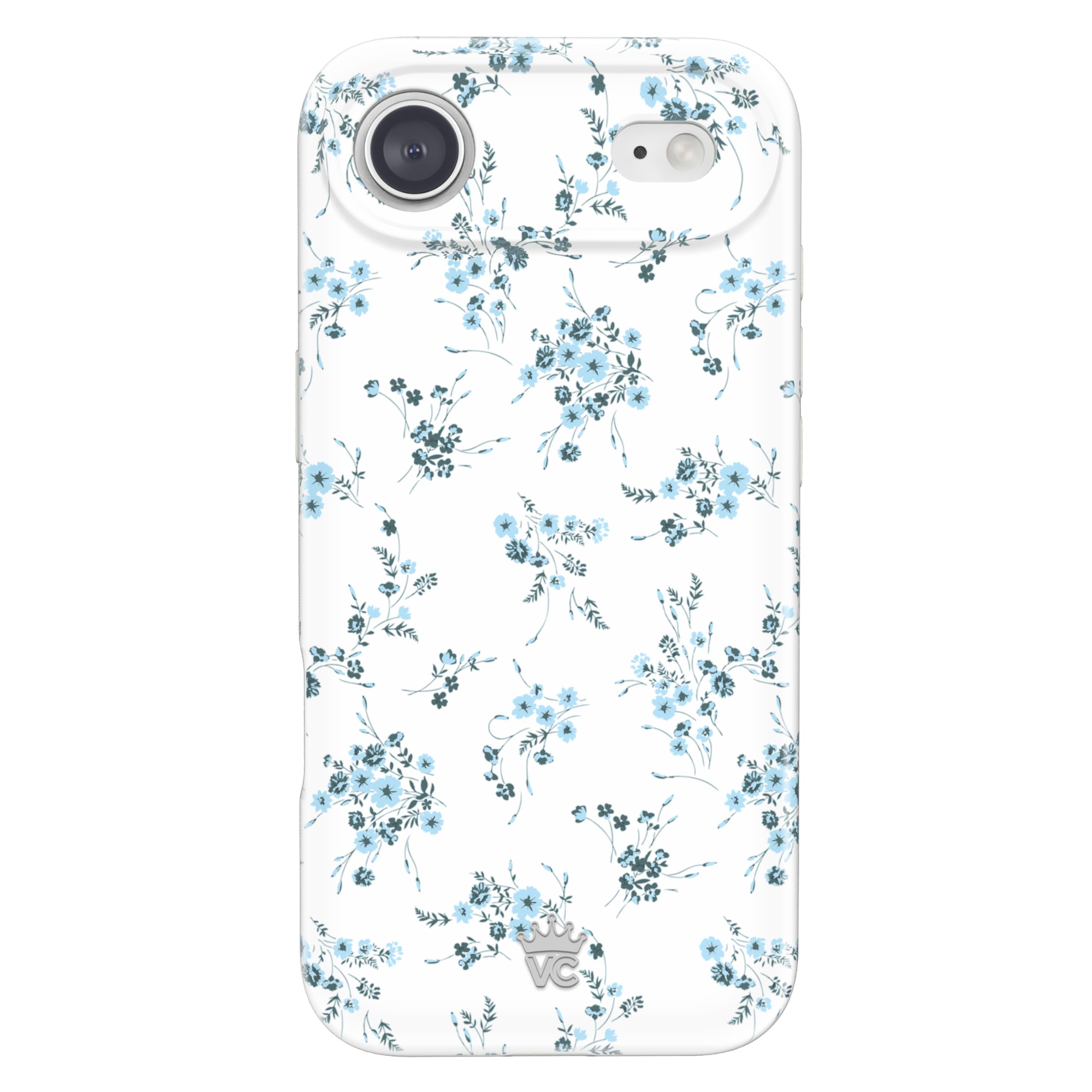 VELVET CAVIAR Case for iPhone 17 Air | Compatible with MagSafe | 10ft Drop Tested | Protective Designer Cases | French Blue Flor