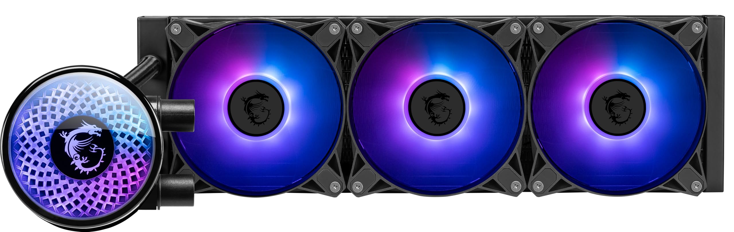 MSI MAG Coreliquid A12 360 - AIO ARGB CPU Liquid Cooler - 360mm Radiator - LGA 1700 Ready - Double Ball Bearring120mm ARGB PWM F