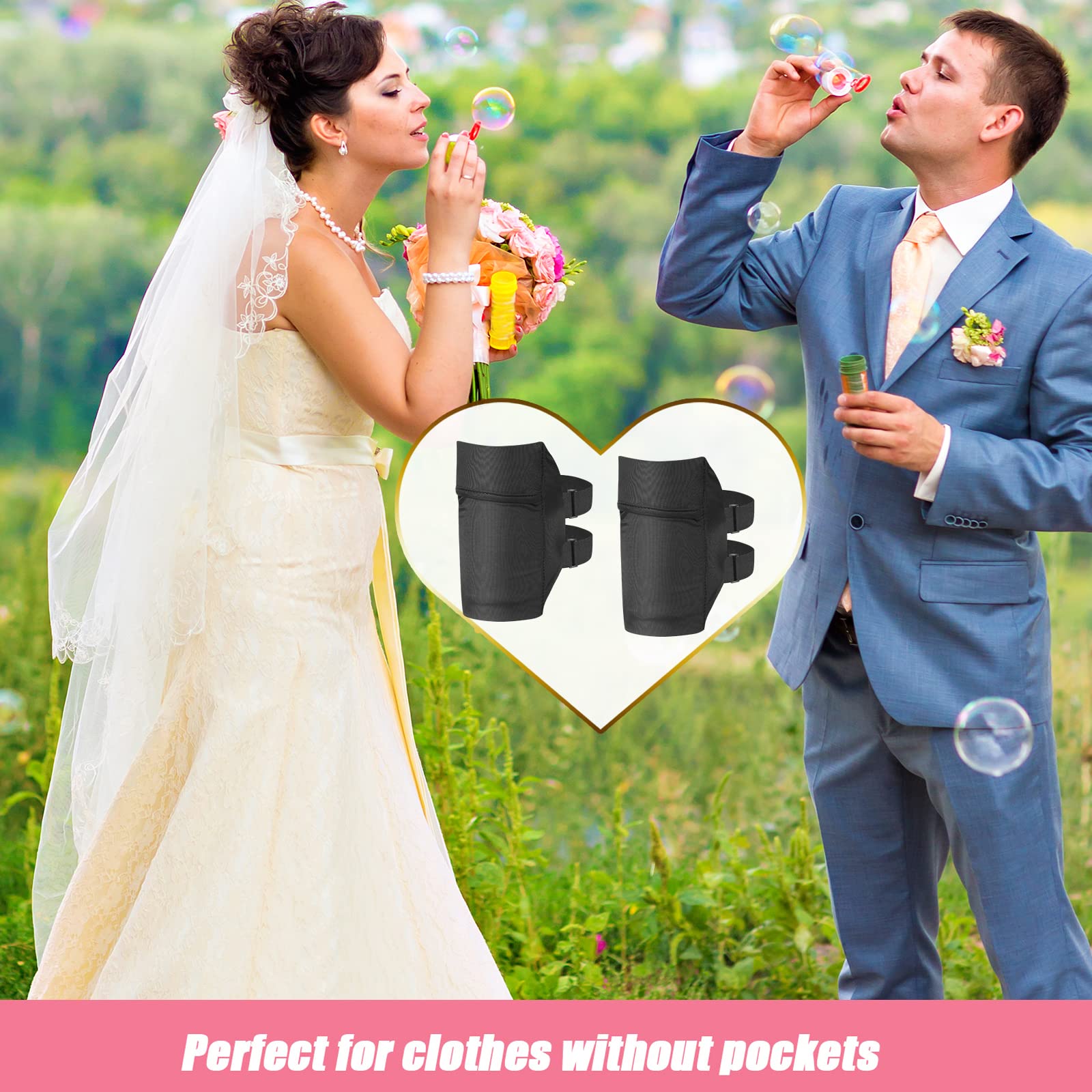 2 Packs Cell Phone Leg Straps Leg Phone Holder Arm Smartphone Band Non Slip Ankle Wallet Calf Leg Phone Straps Adjustable Arm Po