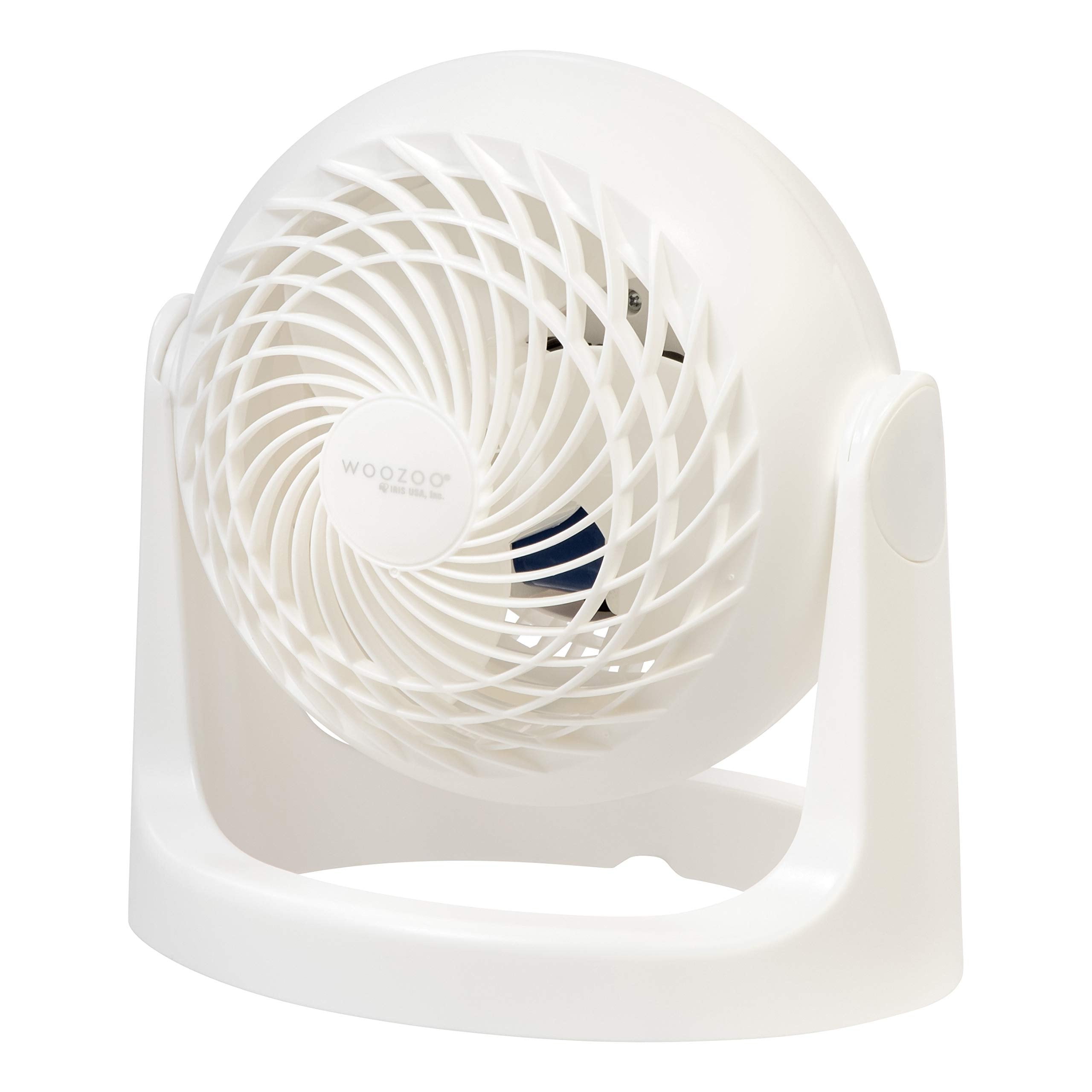 IRIS USA WOOZOO Desk Fan, Oscillating Table Air Circulator, 3 Speeds, 52ft Max Air Distance, 10 Inches, 360 Adjustable Tilt, 30 