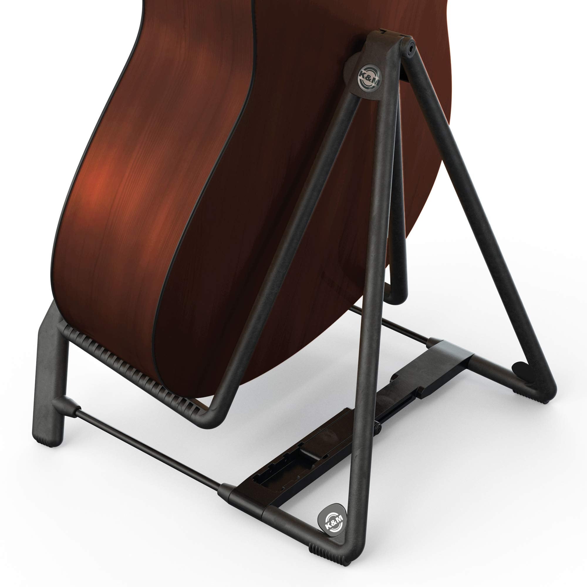 K&M   K�nig & Meyer 17580.014.55   Heli 2 Guitar Stand   Folding A Frame For Acoustic Guitars   Adjustable And Collapsible � Sturdy And Durable   Professional Choice   German Made   Black
