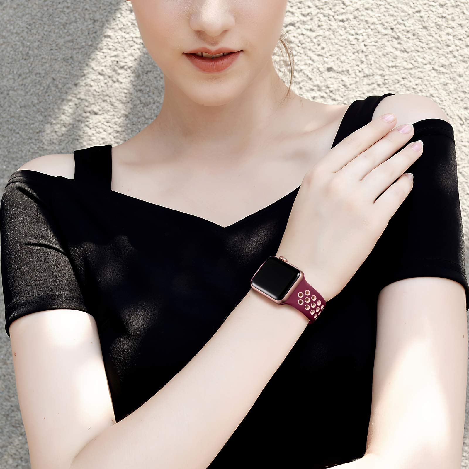 Lerobo 3 Pack Strap Compatible With Apple Watch Bands 45Mm 44Mm 46Mm 49Mm 42Mm 41Mm 40Mm 38Mm,Soft Silicone Breathable Sport Ban