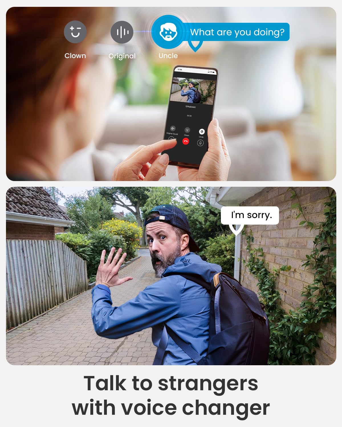 Iegeek 5Mp Doorbell Camera Wireless No Subscription  Video Doorbell Wireless With Chime, Doorbell With Camera, Voice Changer, 2