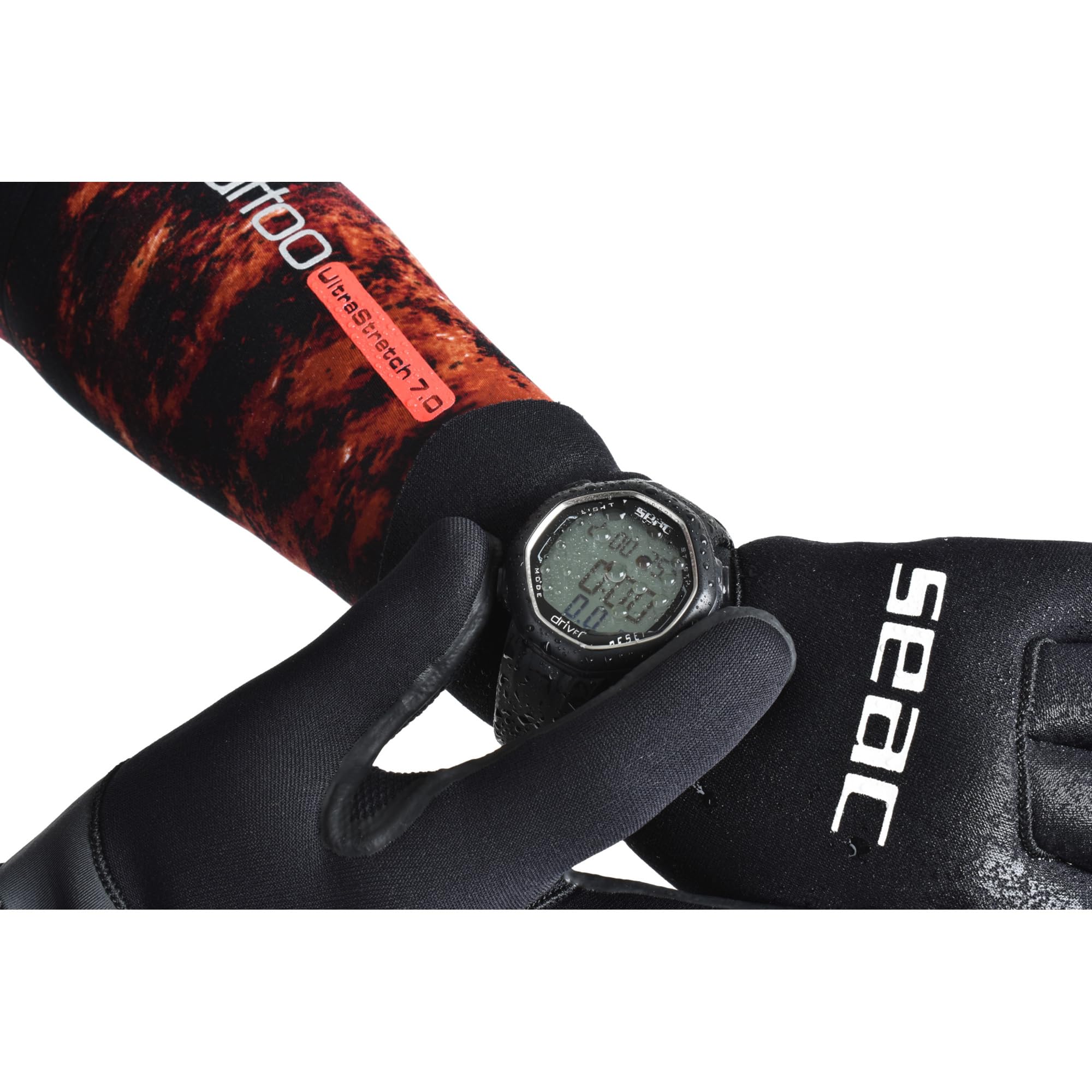 Seac Driver, Wrist-Mount Freediving Computer With Data Download System, One Size