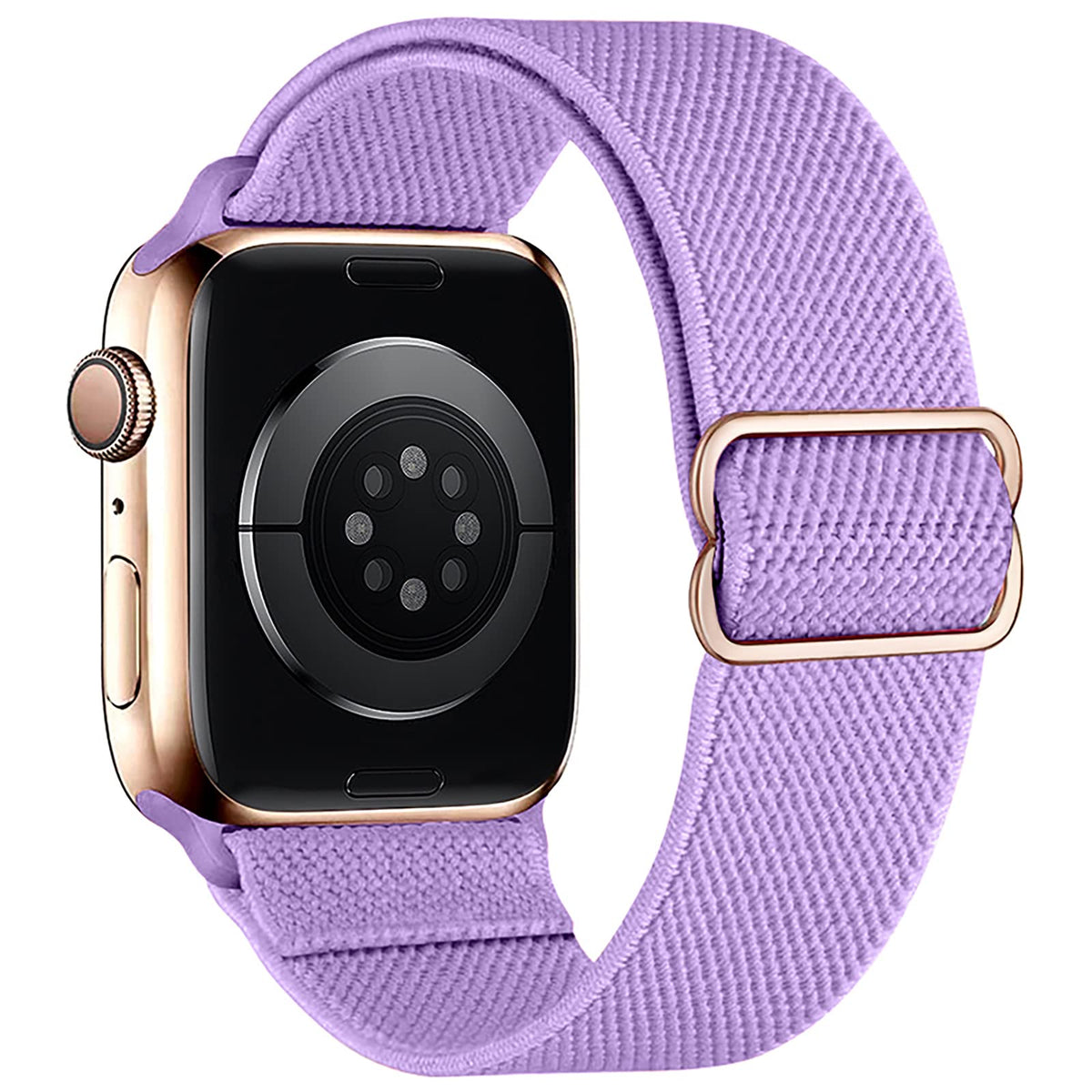 Miterv Stretchy Nylon Loop Bands Compatible With Apple Watch 38Mm 40Mm 42Mm 44Mm 45Mm 49Mm Adjustable Soft Elastics Strap Compat