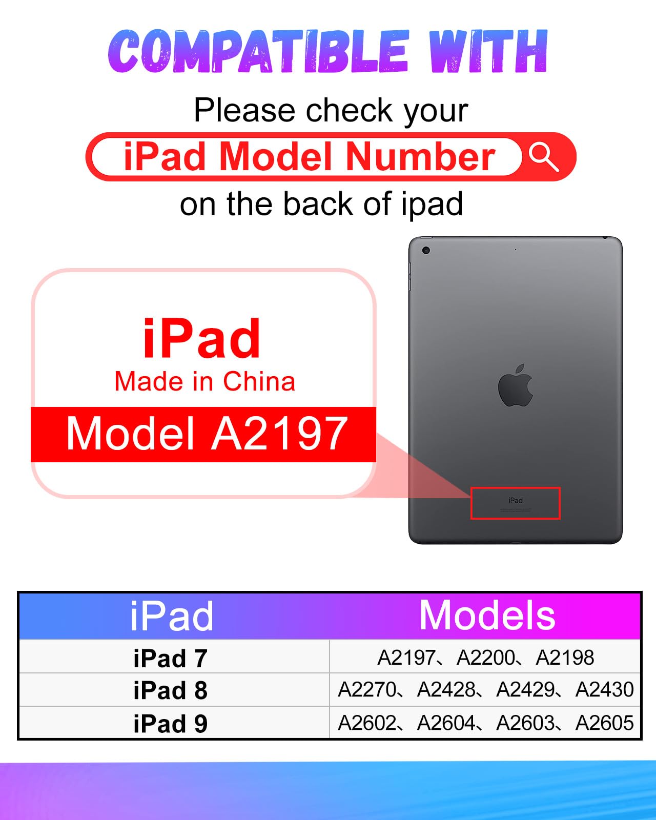 Uppuppy For Ipad 9Th/8Th/7Th Generation Case 10.2 Inch Girls Cute Boys Women Folio Smart Cover Pencil Holder Sun And Moon Aesthe