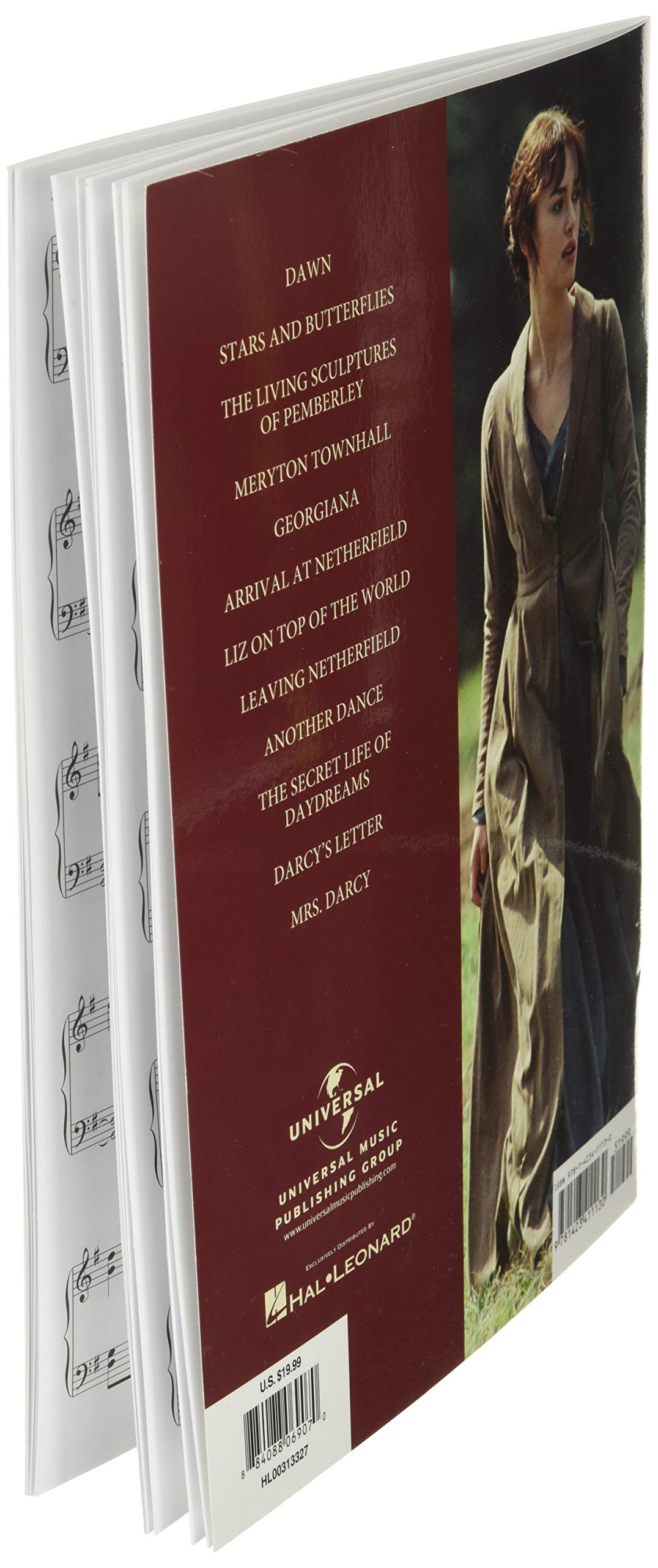 Hal Leonard Pride And Prejudice - Music From The Motion Picture Soundtrack Piano Solo Book