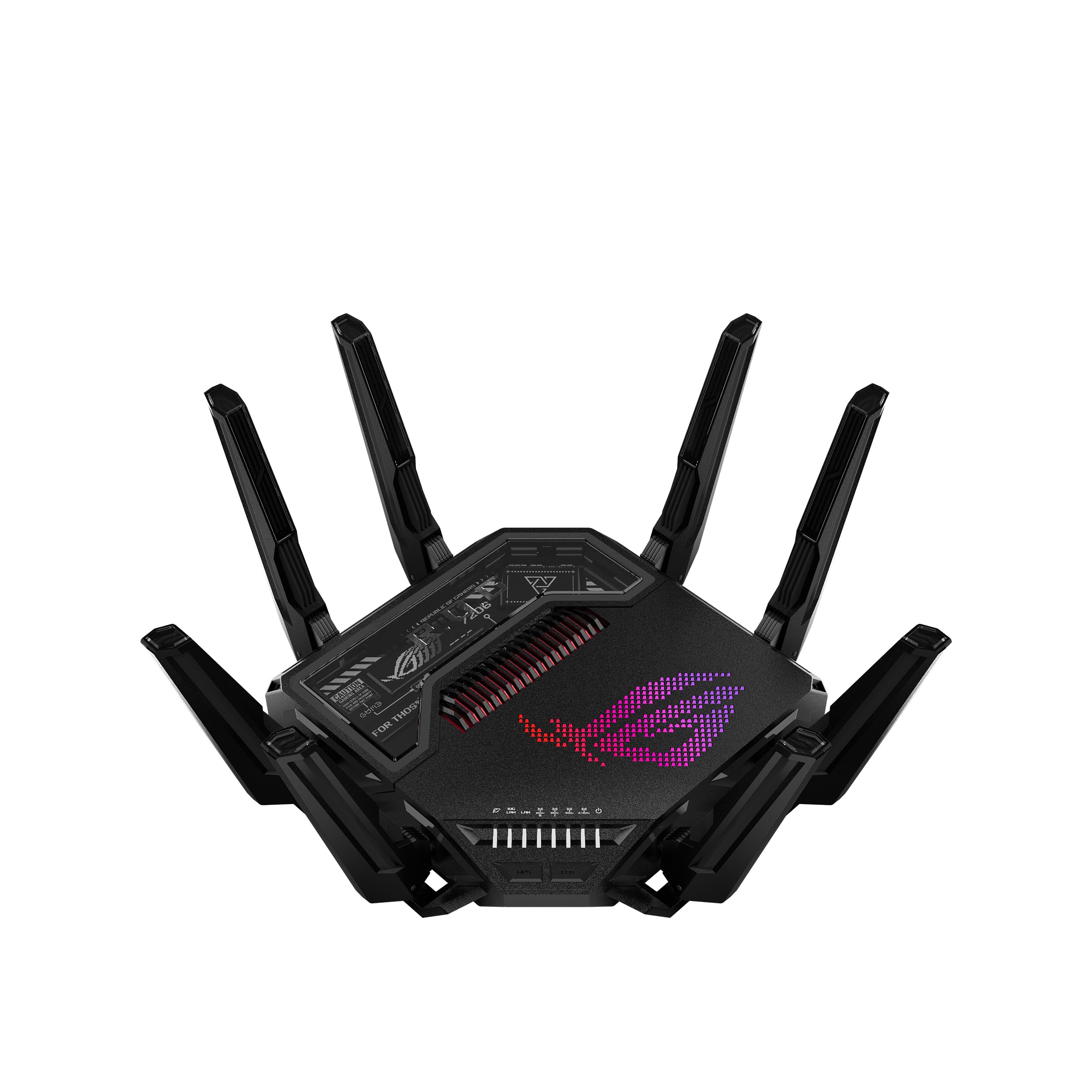 ASUS ROG Rapture GT-BE98 PRO First Quad-Band WiFi 7 Gaming Router supports 320MHz, Dual 10G Port, Triple-level Game Acceleration