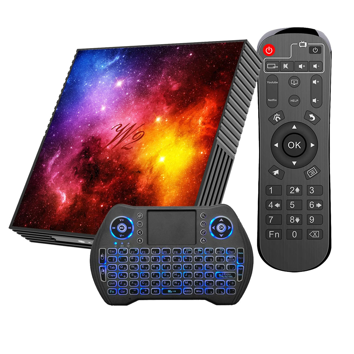Android Tv Box 4Gb Ram 128Gb Rom Upgraded W2 Mali-G31 2.4G/5G Dual Wifi Bluetooth 4.2,Media Player Support 3D Android 12 Tv Box 