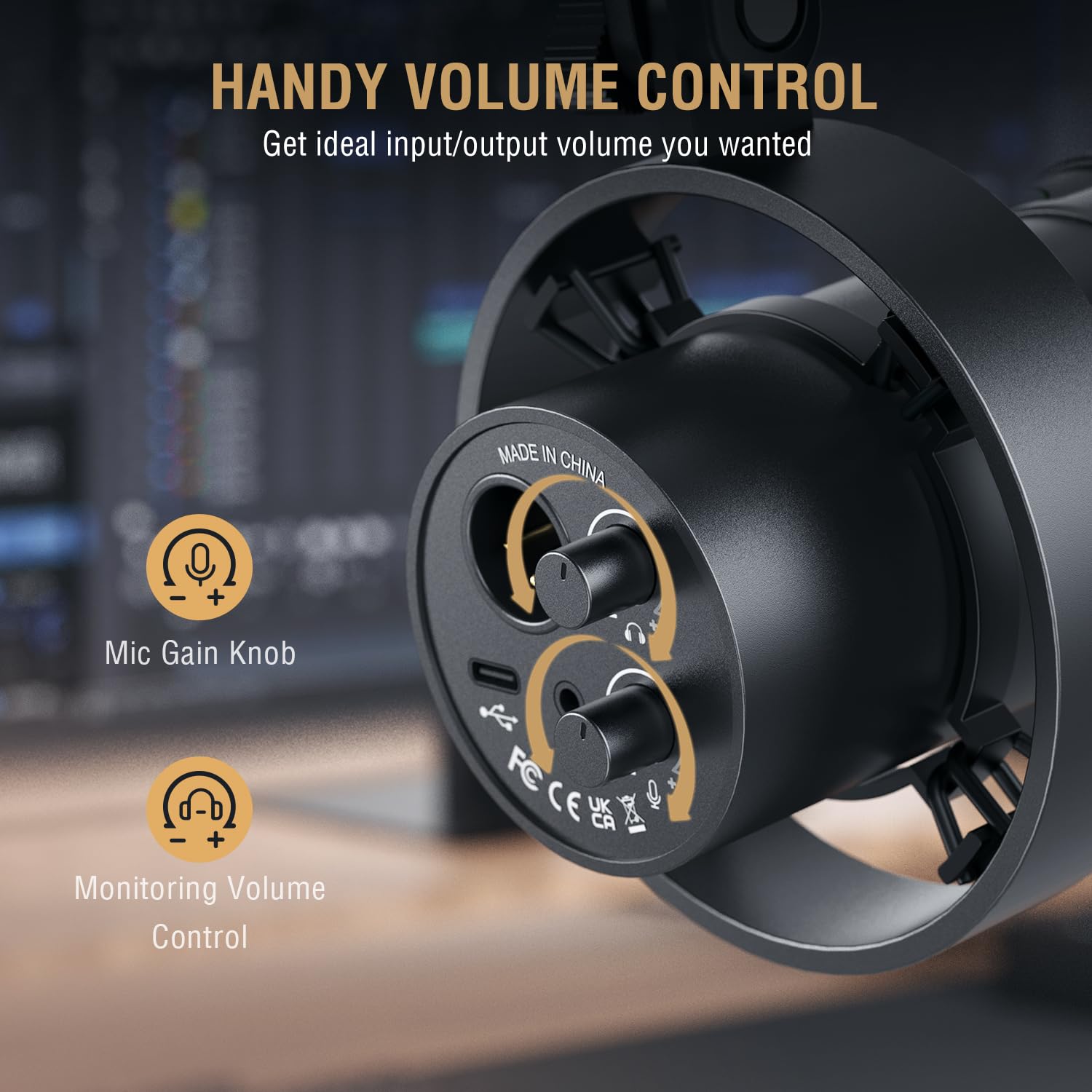 Fifine K688 Podcast Microphone Kit, Usb/Xlr Dynamic Microphone With Boom Arm For Pc/Xlr Mixer, Gaming Mic With Mute Button, Head