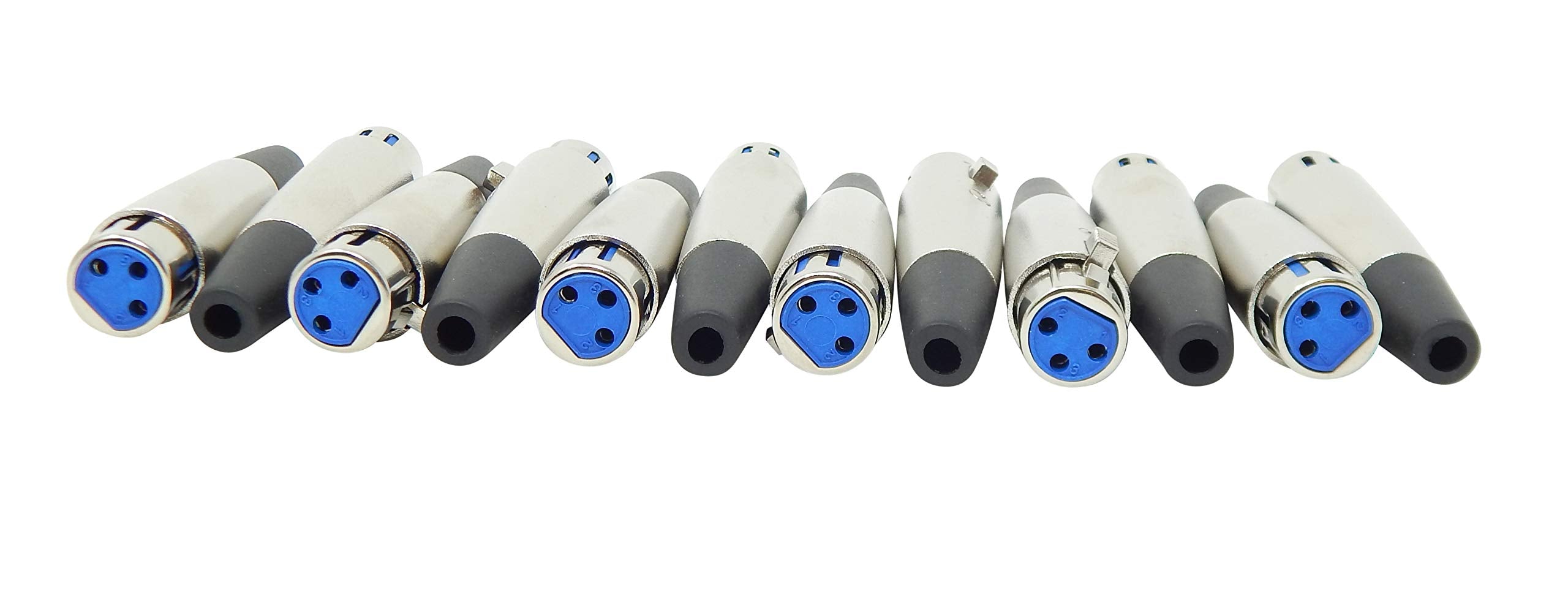 Your Cable Store Diy Make Your Own Custom Length Xlr Cable Kit 250 Ft Of 28 Awg Balanced Xlr Cable, 12 Xlr Male Connectors And 1