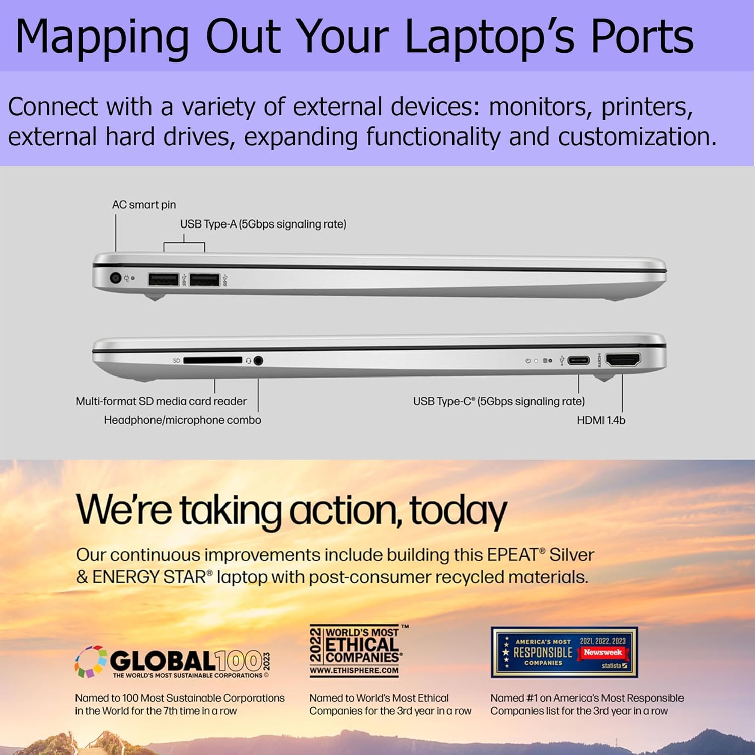 Hp 15.6'' Laptop (Home&School)