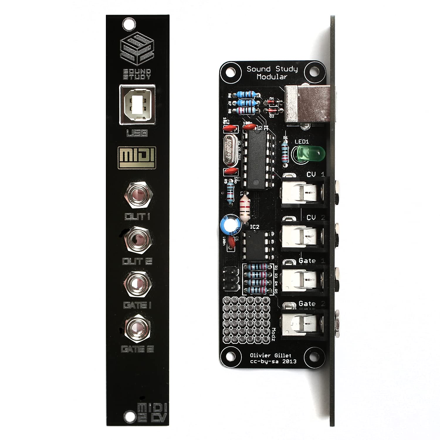 Sound Study Midi 2 Cv Diy Kit   Eurorack