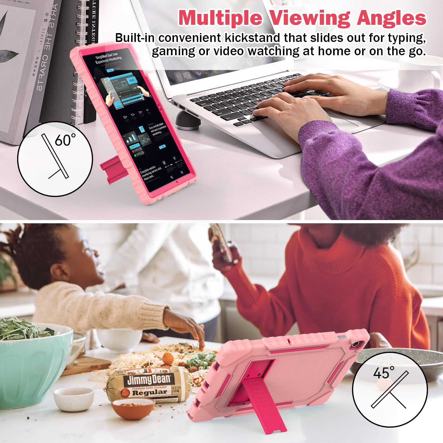 Grifobes For Samsung Galaxy Tab A9 Plus 11 Inch 2023 Cases, Heavy Duty Shockproof Rugged Cover For New Samsung Tablet A9+ 11'' C