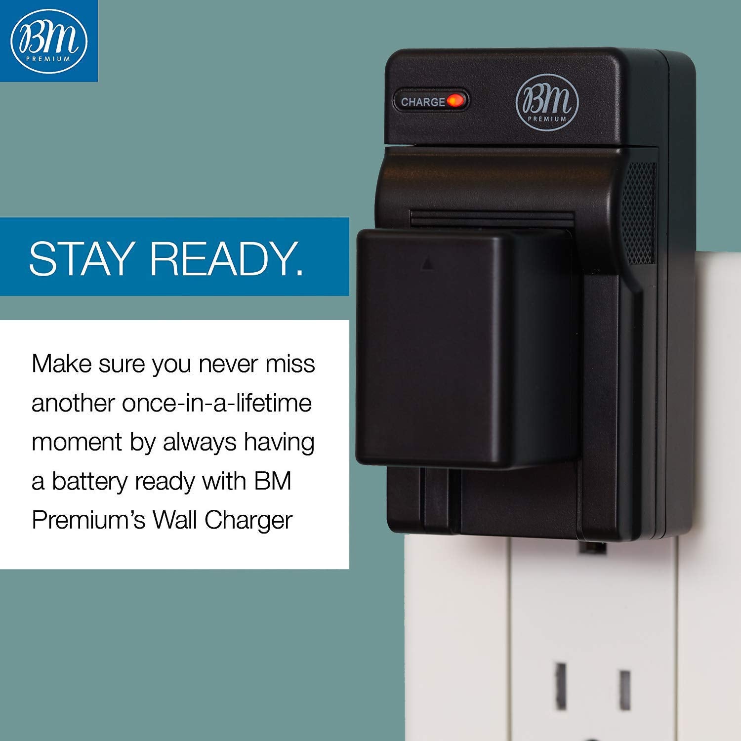 BM Premium 2 BP 727 Batteries and Charger for Canon Vixia HFR80, HFR82, HFR800, HFR70, HFR72, HFR700, HFM500, HFR30, HFR32, HFR300, HFR40, HFR42, HFR400, HFR50, HFR52, HFR500, HFR60, HFR62, HFR600