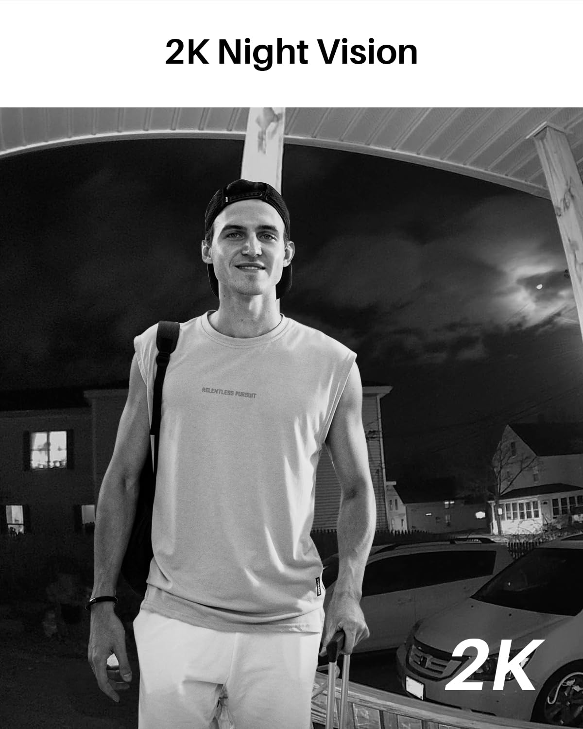 Wuuk 2K Doorbell Camera, Video Doorbell Wireless/Wired, Homebase Supports Up To 8 Cams, No Subscription, 2.4/5 Ghz Wifi, 32G Loc