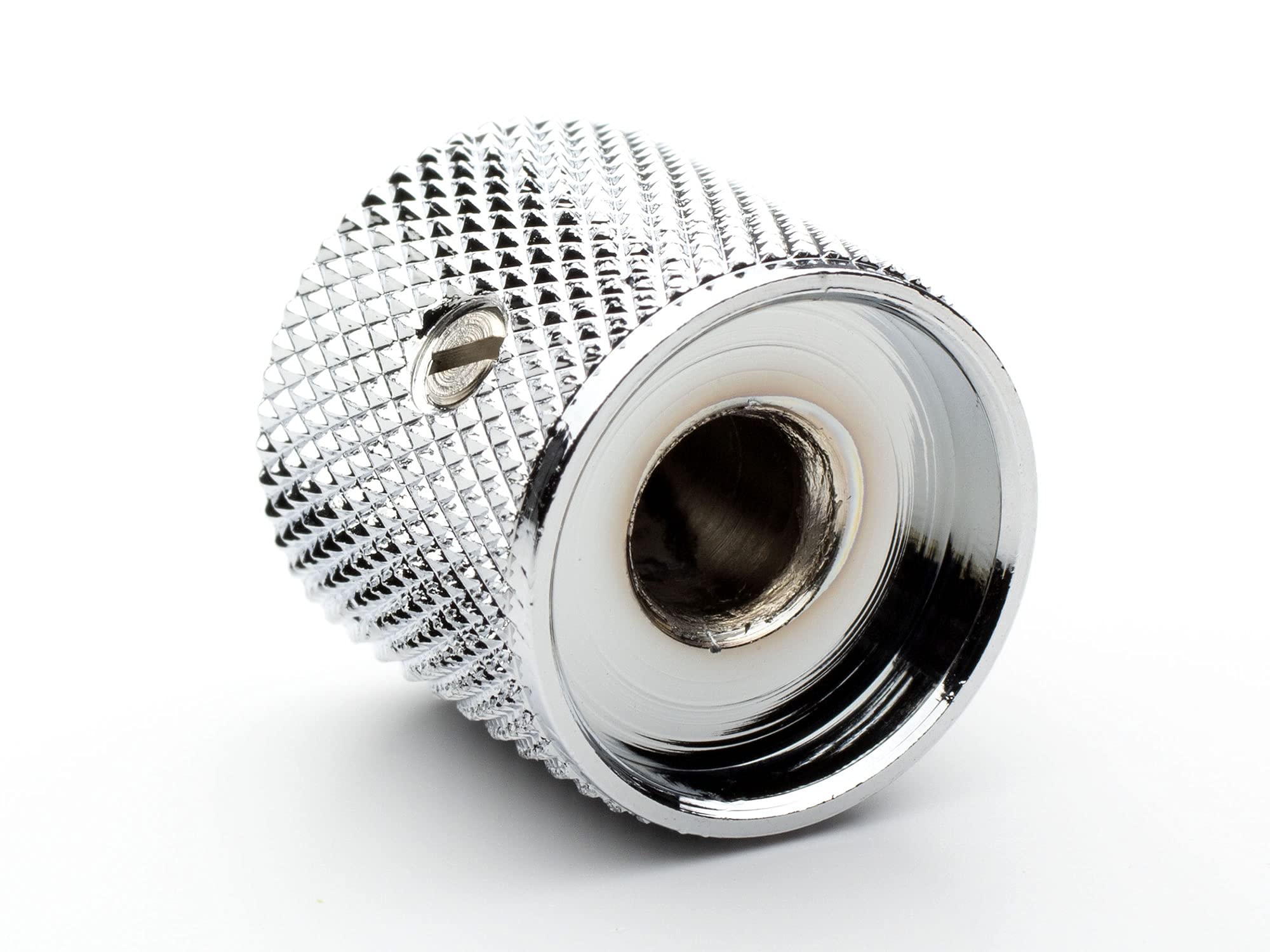 Knob Kit, Telecaster Chrome Dome Knobs W/Modern Round Switch Tip