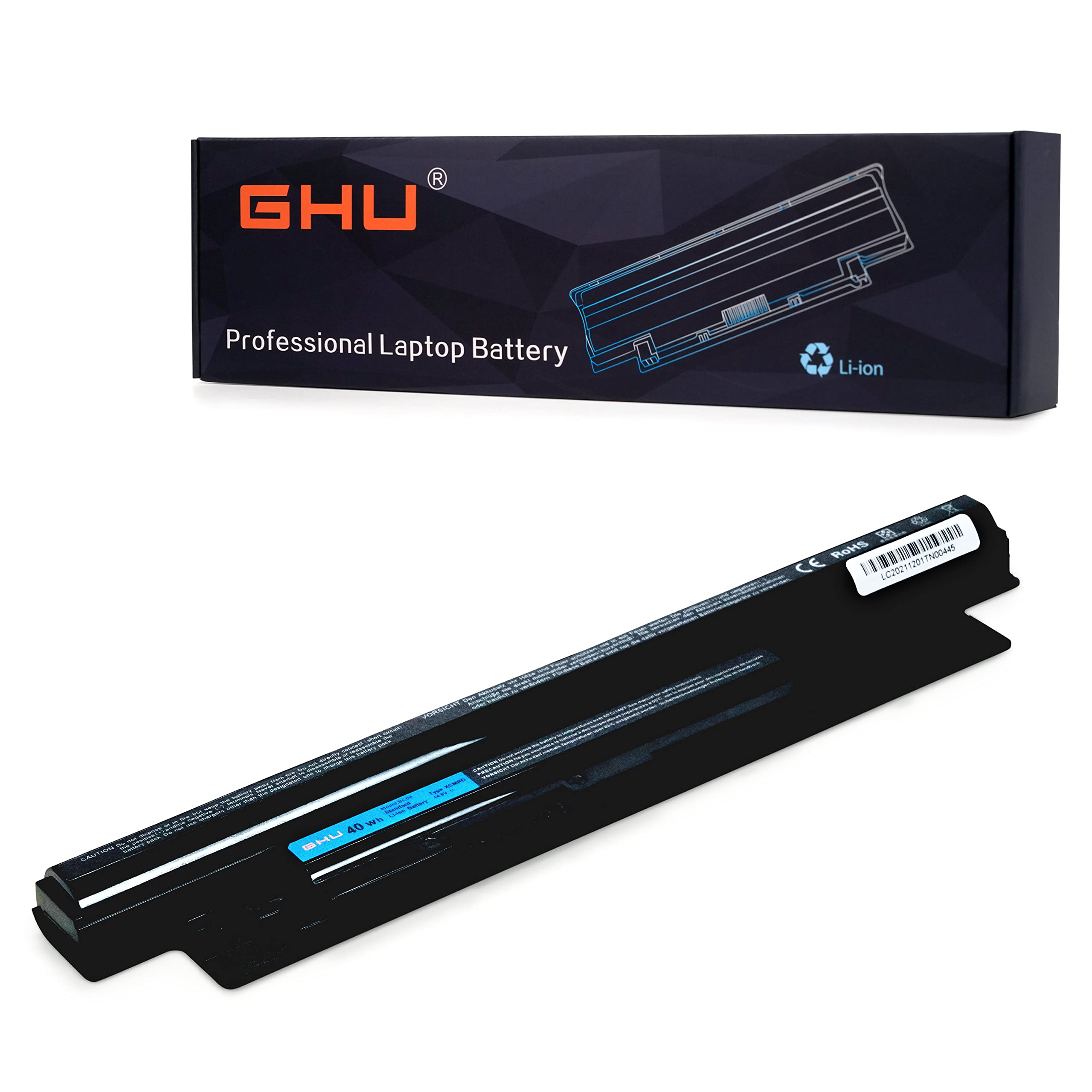 Ghu New Laptop Battery Xcmrd 40 Wh Compatible With Dell Inspiron 14 3421 5421 5437 15 3521 3531 3541 3543 3542 3537 5521 5537 17
