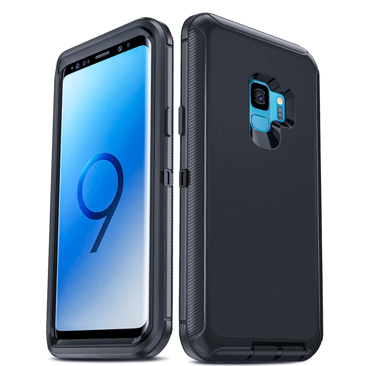 Leyi For Samsung Galaxy S9 Case: Samsung S9 Case, 3 In 1 Full Body Shockproof Rubber Dustproof Defender Protection Protection Ca