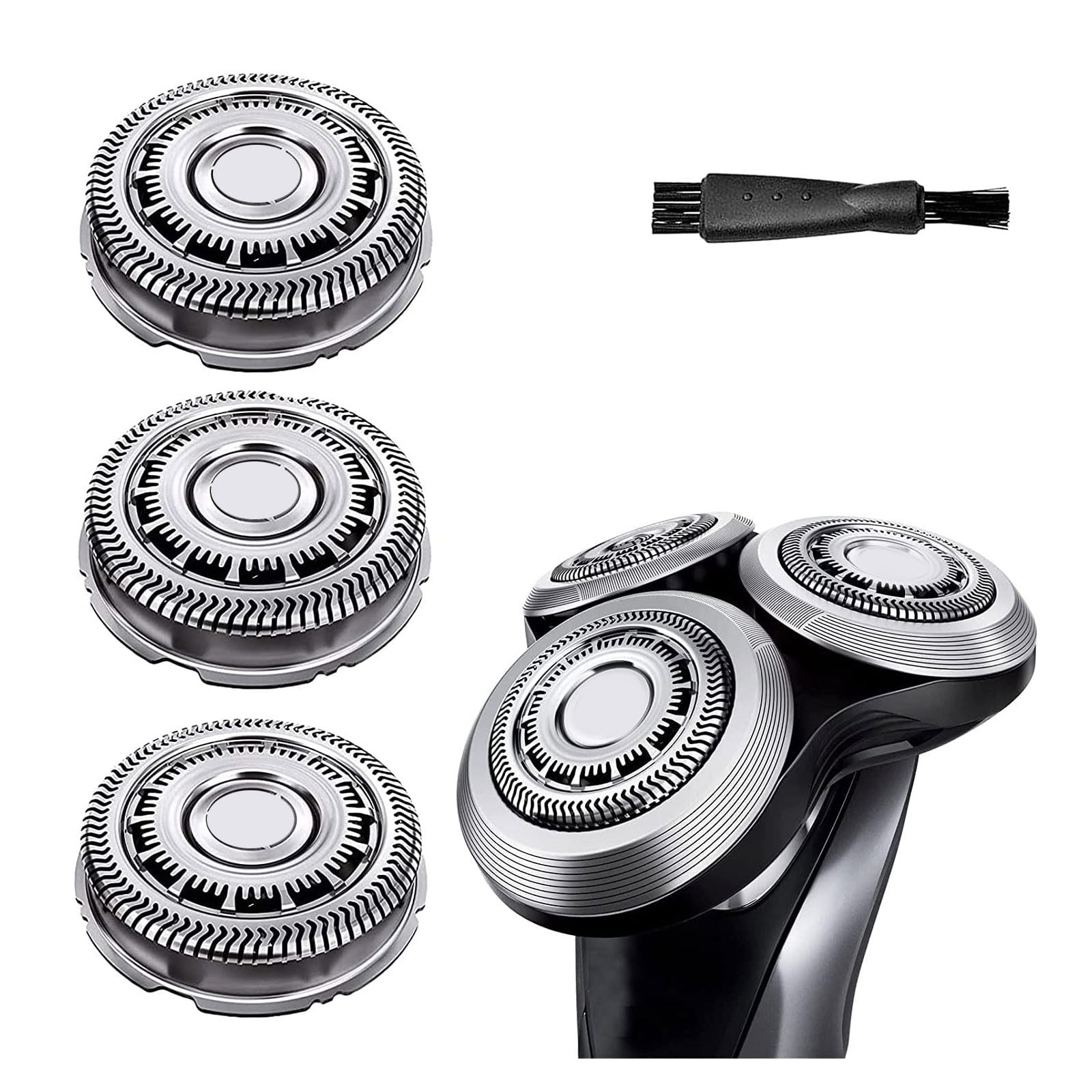 Gleway Sh60/72 Replacement Heads Compatible With Philips Series 6000 Razor Shavers Sh60 Shaver Replacement Blades Skin Protect S
