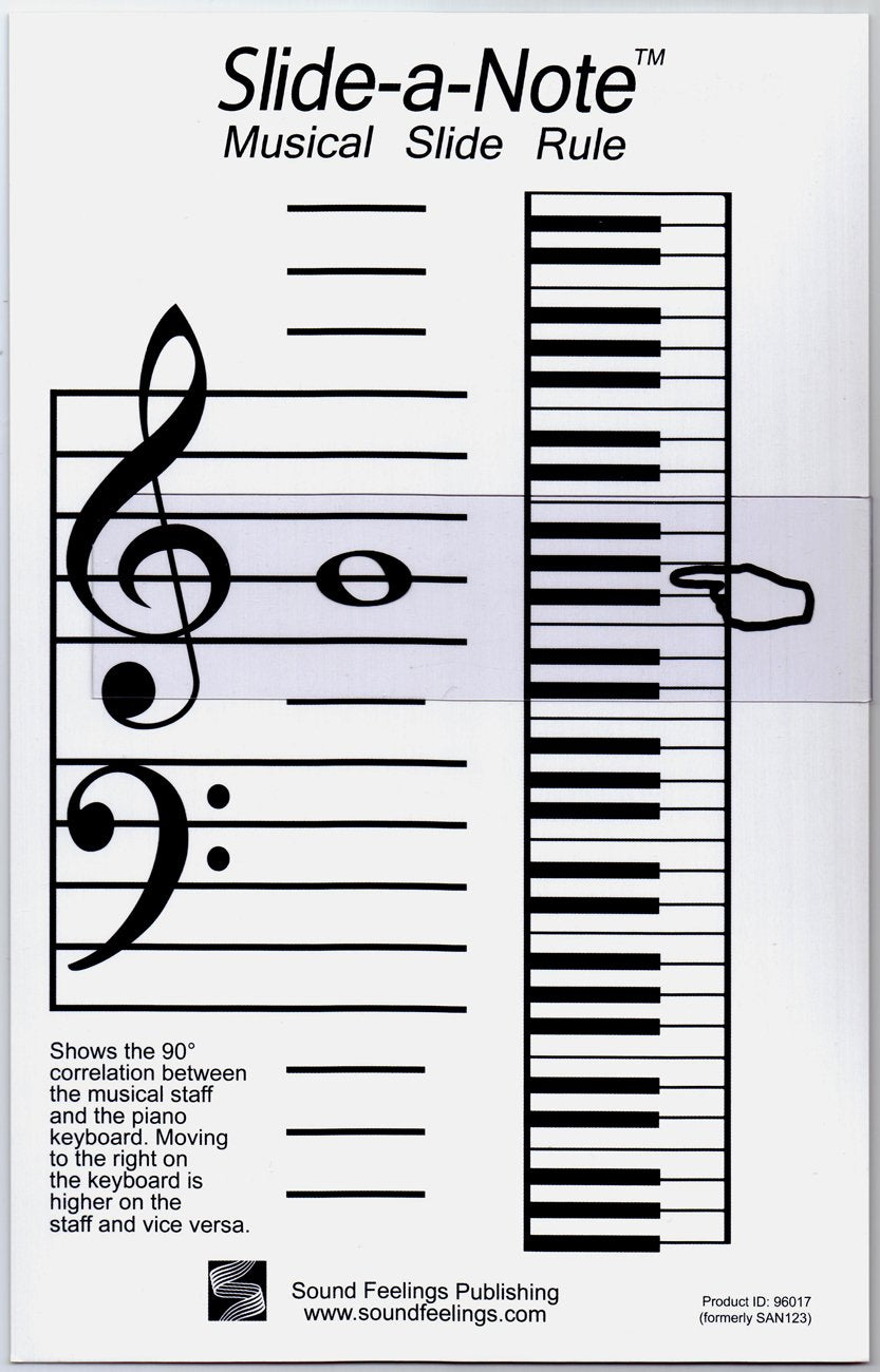 Sound Feelings Slide A Note Musical Slide Rule